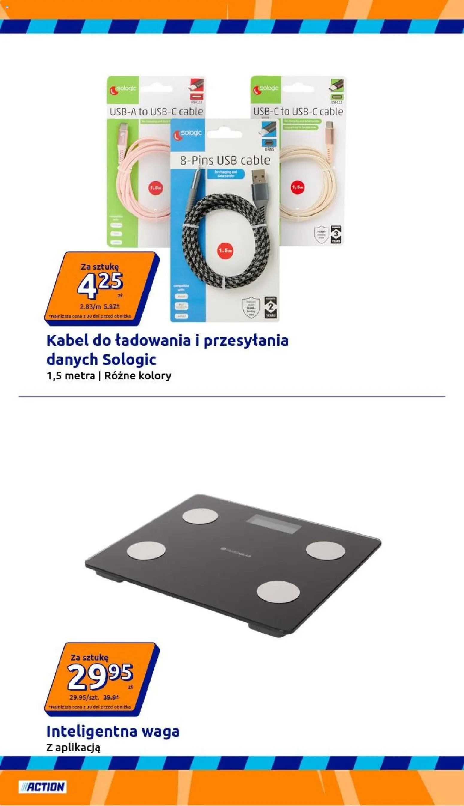 Action gazetka od 27.05.2026 | Strona: 8 | Produkty: Kabel, USB, Waga