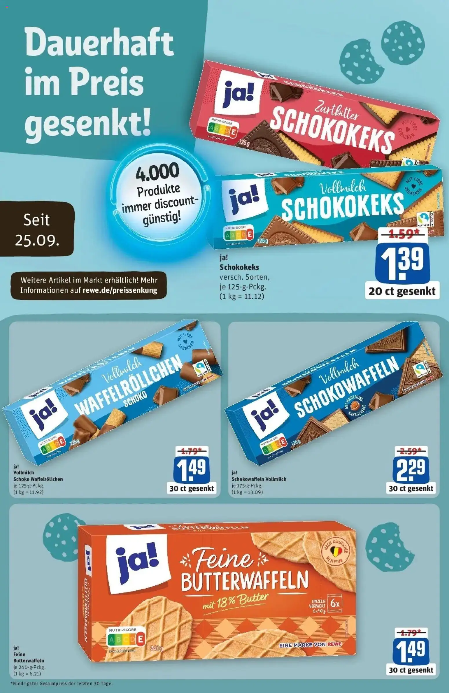 REWE Prospekt ab 28.09.2026 zum Blättern » Angebote | Seite: 2 | Produkte: Butter