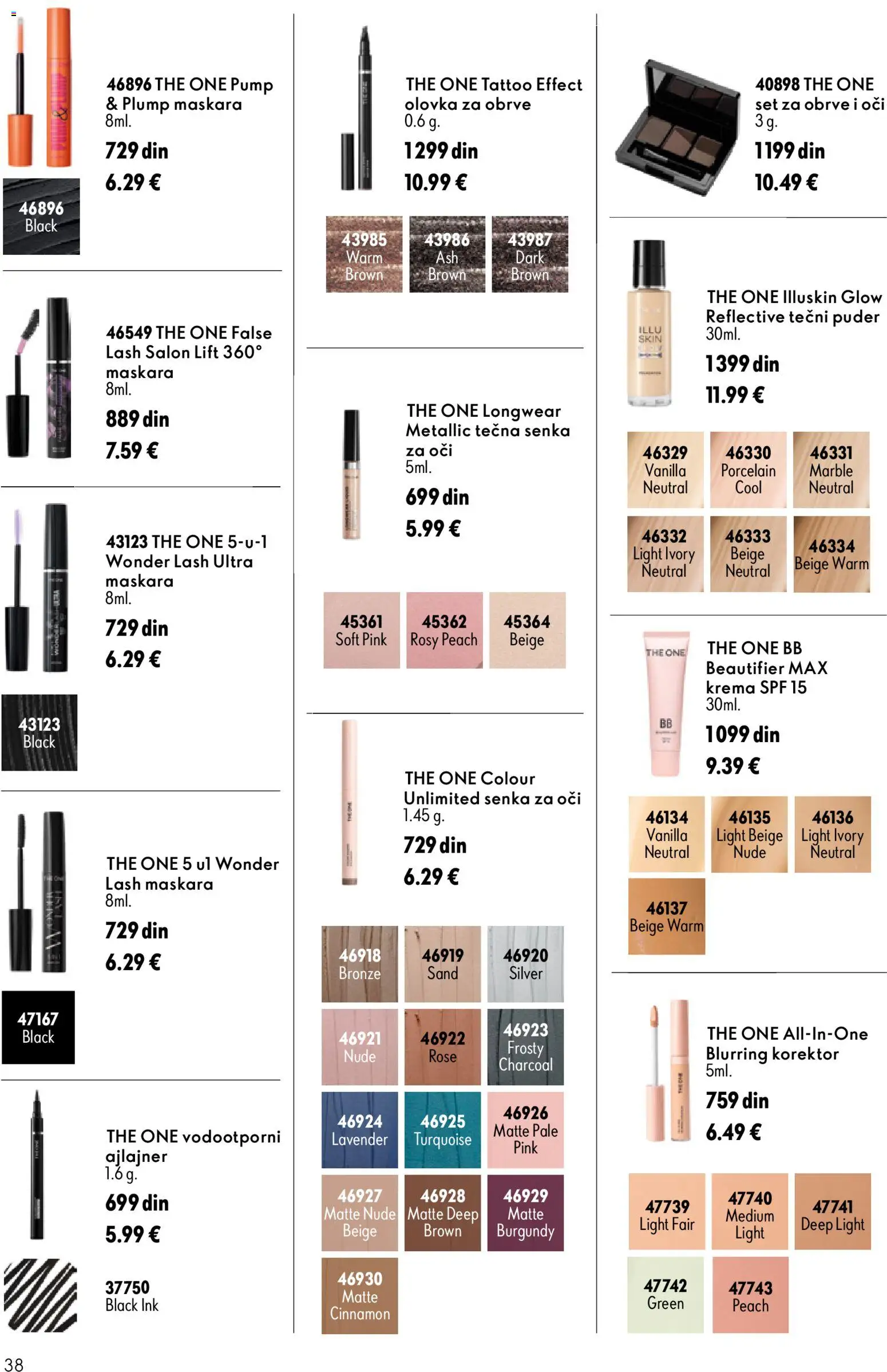Oriflame katalog - važi od 05.08.2026 | Strana: 38