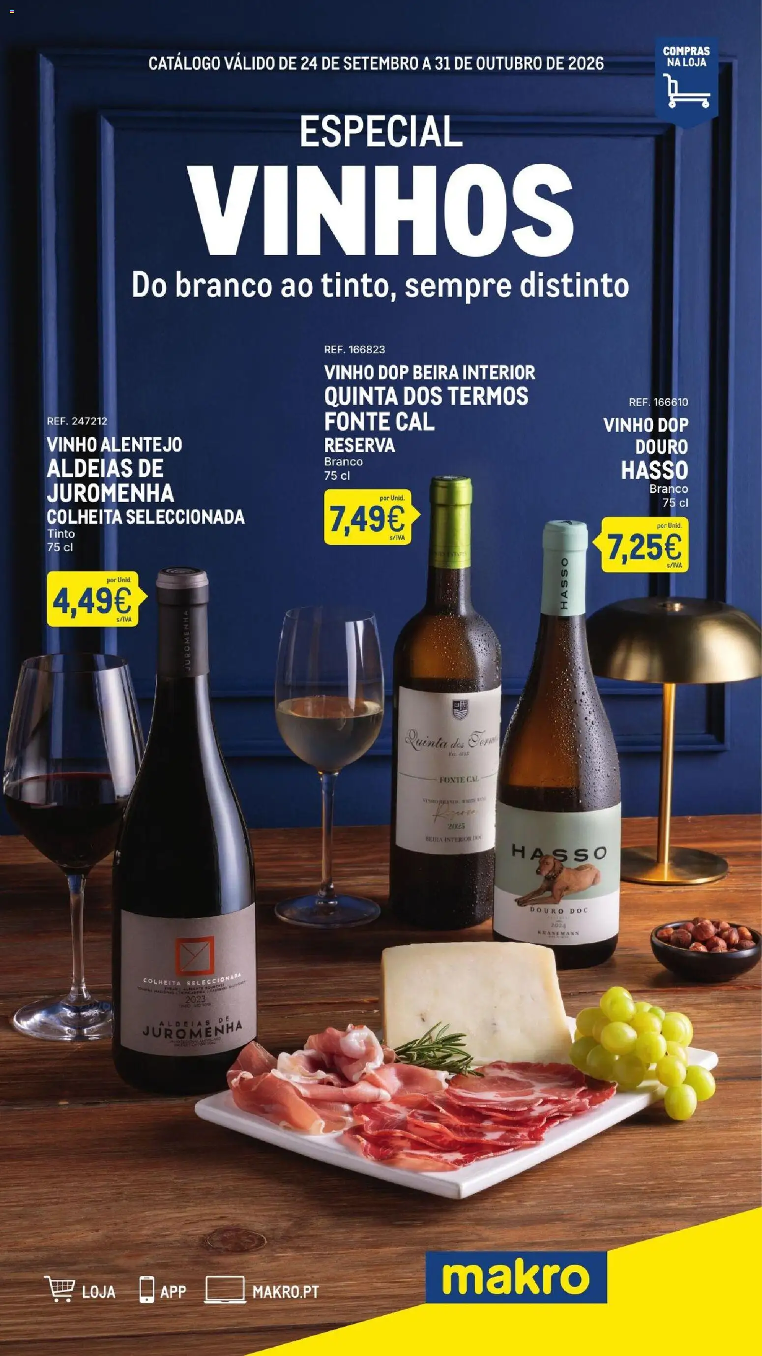 Makro Especial Vinhos │ válido de 24/09/2026 | Página: 1 | Produtos: Vinho