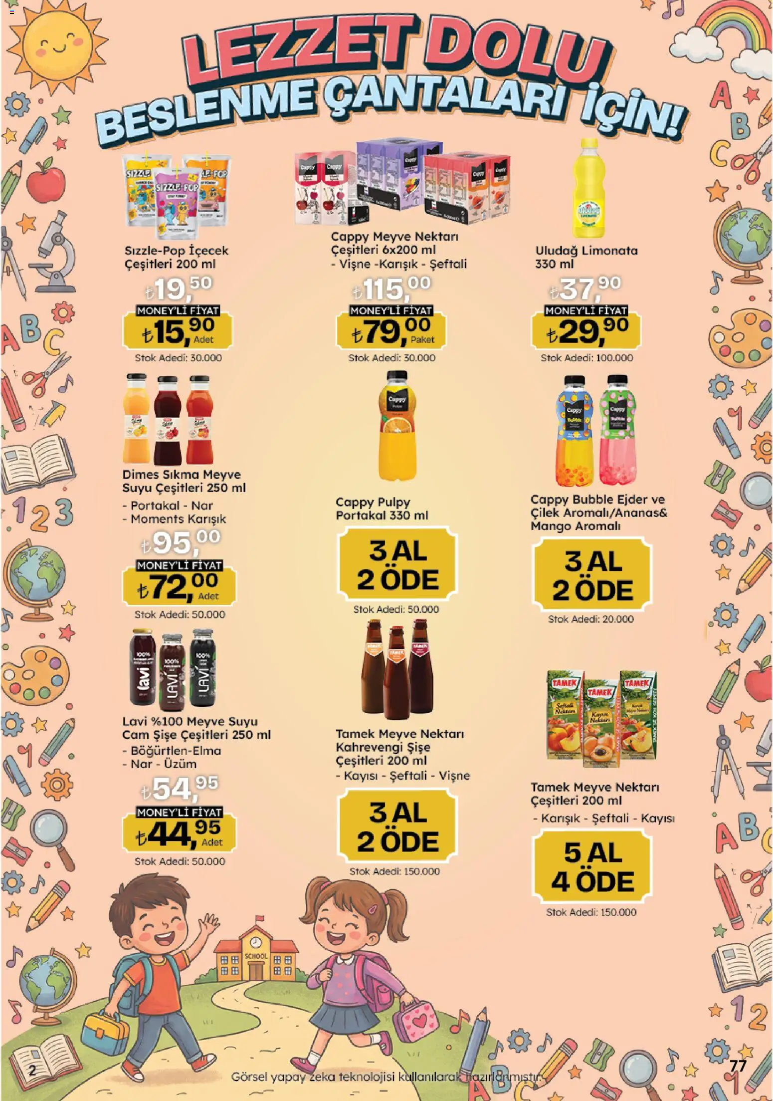 Migros Katalog - 5M Migroskop Dijital - 10 Eylül 2026 tarihinden itibaren geçerlidir | Sayfa: 77 | Ürünler: Limonata, Portakal, Çilek, Kayısı