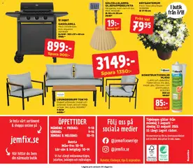 Jem & Fix erbjudanden - Förhandsvisning av reklamblad från butik Jem & Fix aktuell från 03/08/2026 | Sida: 20 | Produkter: Gasolgrill, Galler, Papper, Lim