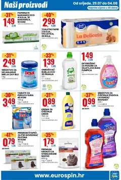 SREDSTVO ZA ČIŠĆENJE PODOVA LAVANDA/ BOUQUET 1,25 l, Sredstvo za čišćenje podova - Pregled kataloga iz trgovine Eurospin, vrijedi od 29.07.2026 | Stranica: 13