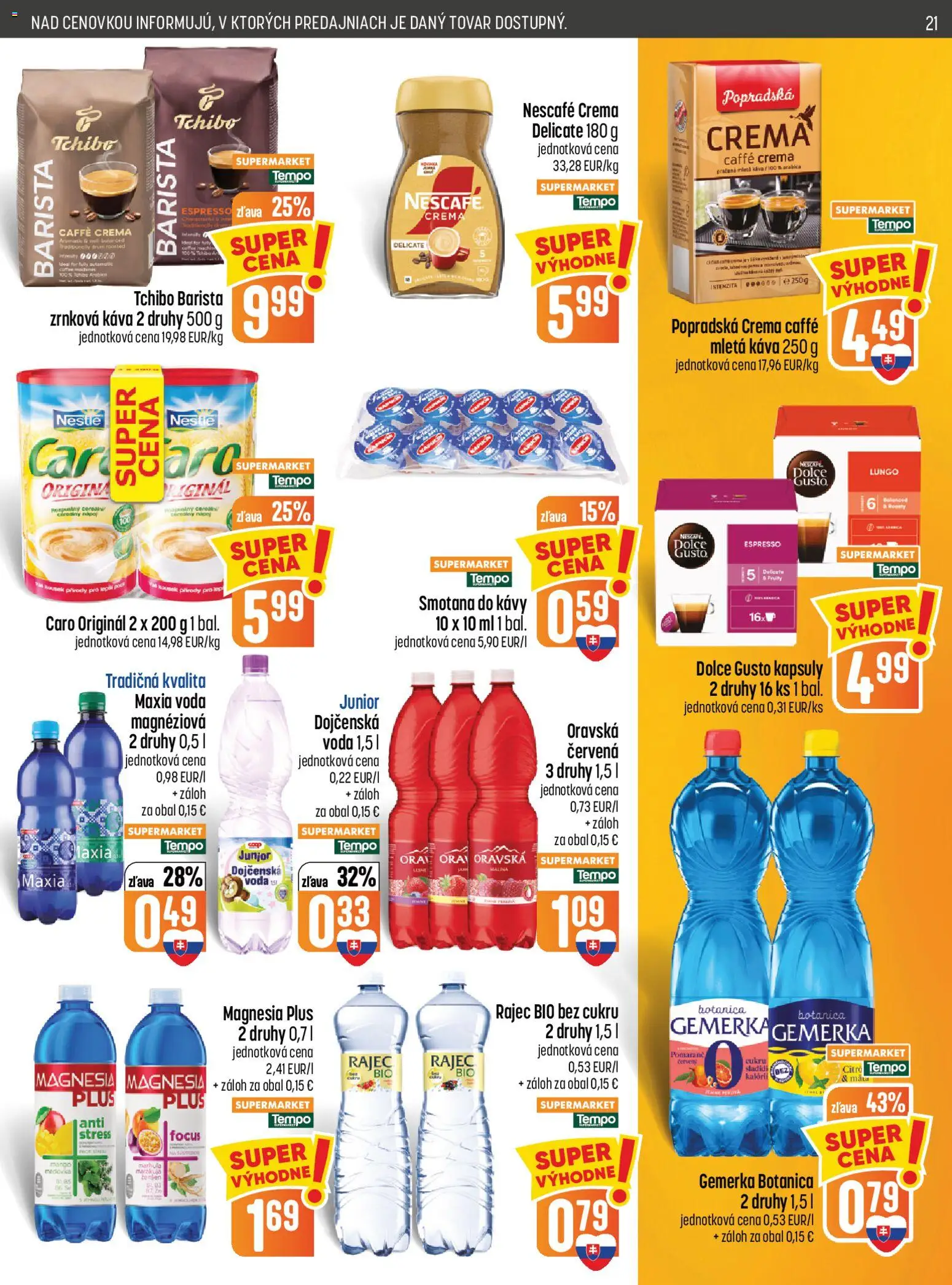 Nové COOP Jednota akcie – leták je platný od 08.10.2026 | Strana: 21
