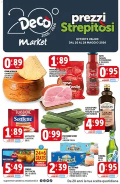 Anteprima del volantino Decò volantino Market Lazio valido a partire dal 20.05.2026