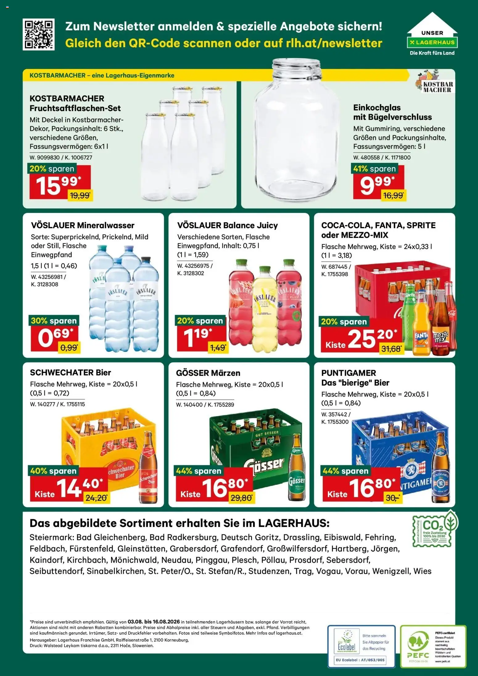 Lagerhaus - Wochen Angebote gültig ab 03.08.2026 | Seite: 6 | Produkte: Bad, Bier