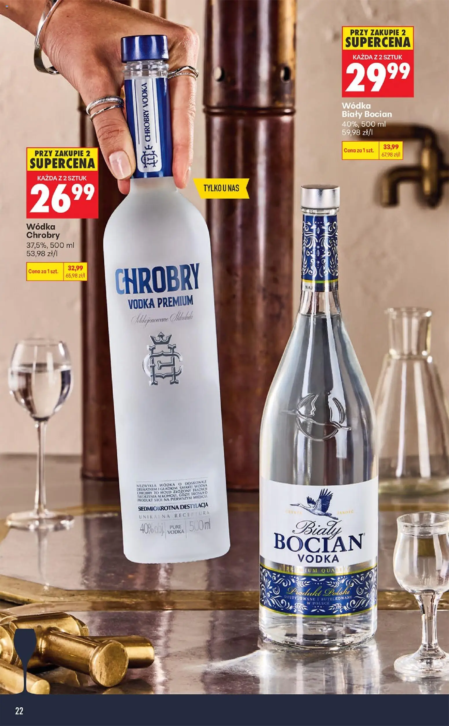 Biedronka Polsko leták - Czas na toast od 07.09.2026 | Strana: 22 | Produkty: Vodka