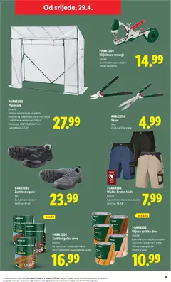 PARKSIDE Zaštitne cipele, Par, Sa čeličnom kapicom, Veličine: 41-46* - Pregled kataloga iz trgovine Lidl, vrijedi od 11.05.2026 | Stranica: 9