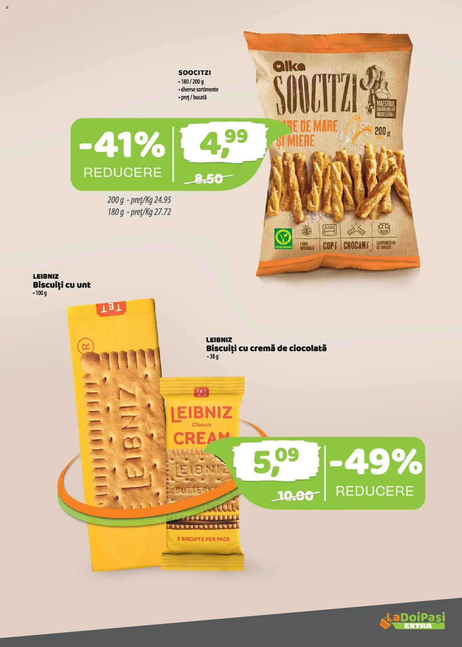 Noul catalog LaDoiPași – valabil de la 16.05.2026 | Pagină: 8 | Produse: Cremă, Ciocolată, Făină, Biscuiți