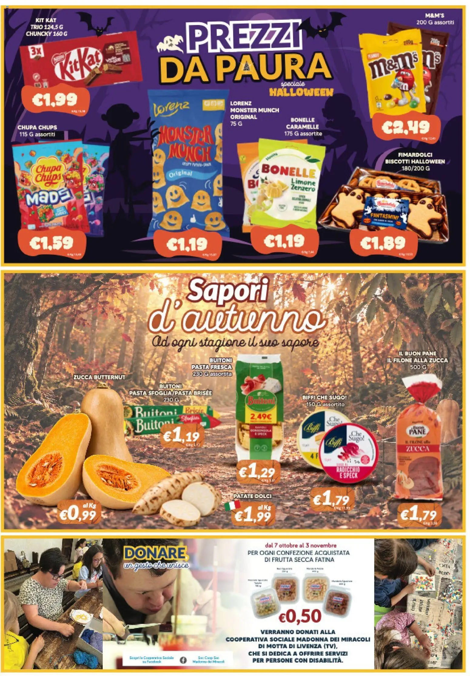 Volantino Visotto del 21/10/2026 | Pagina: 8 | Prodotti: Pane, Frutta secca, Limone, Pasta