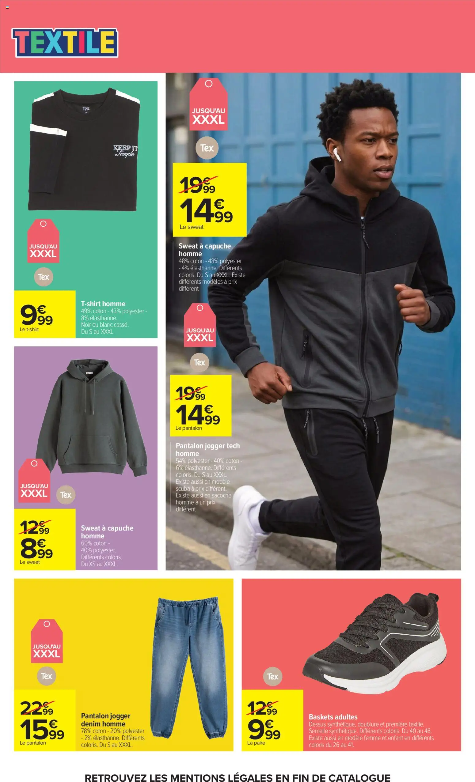 {H1} | Page: 52 | Produits: Coton, T-shirt, Pantalon, Baskets