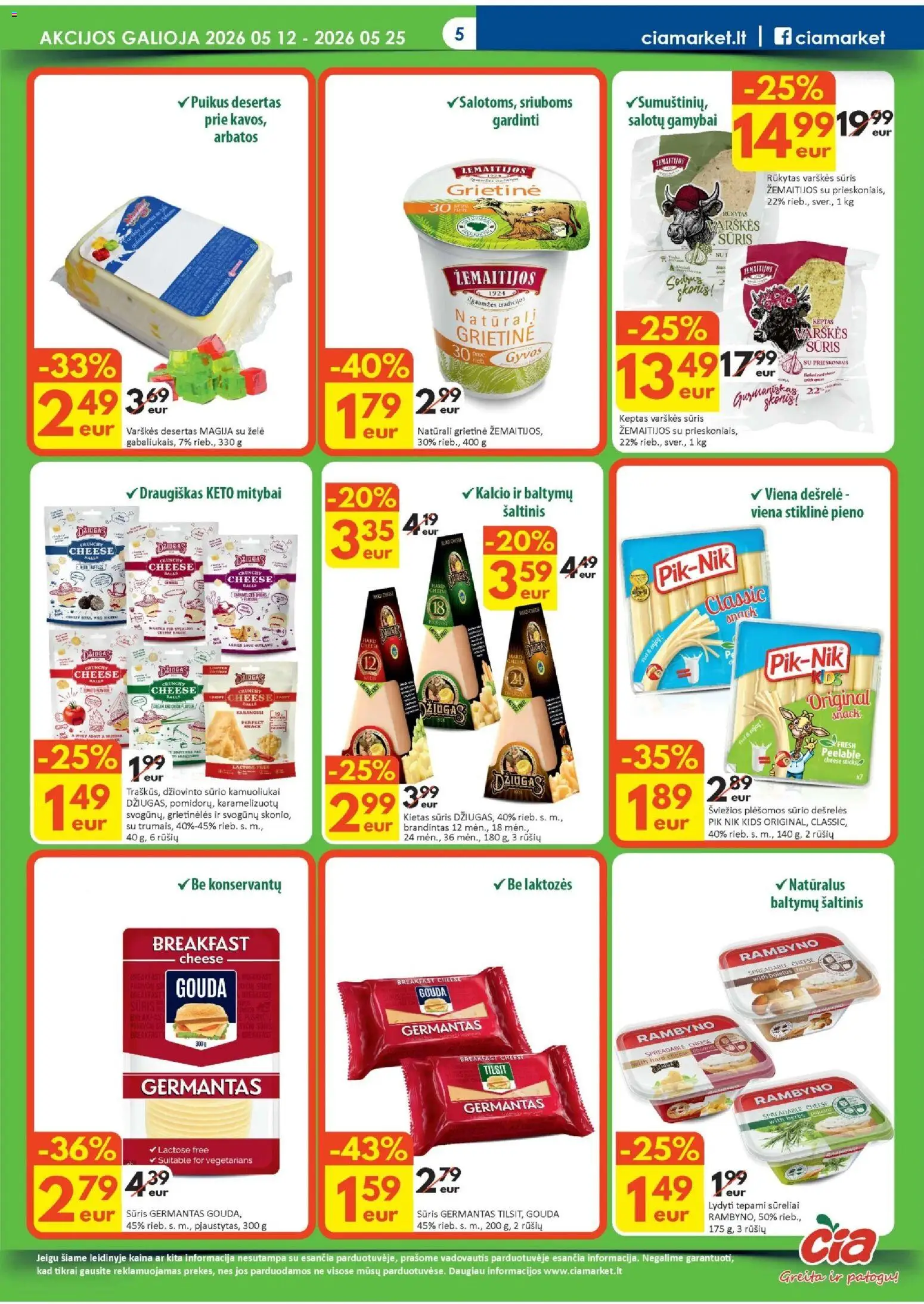 ČIA MARKET akcijos nuo 12.05.2026 | Puslapis: 5