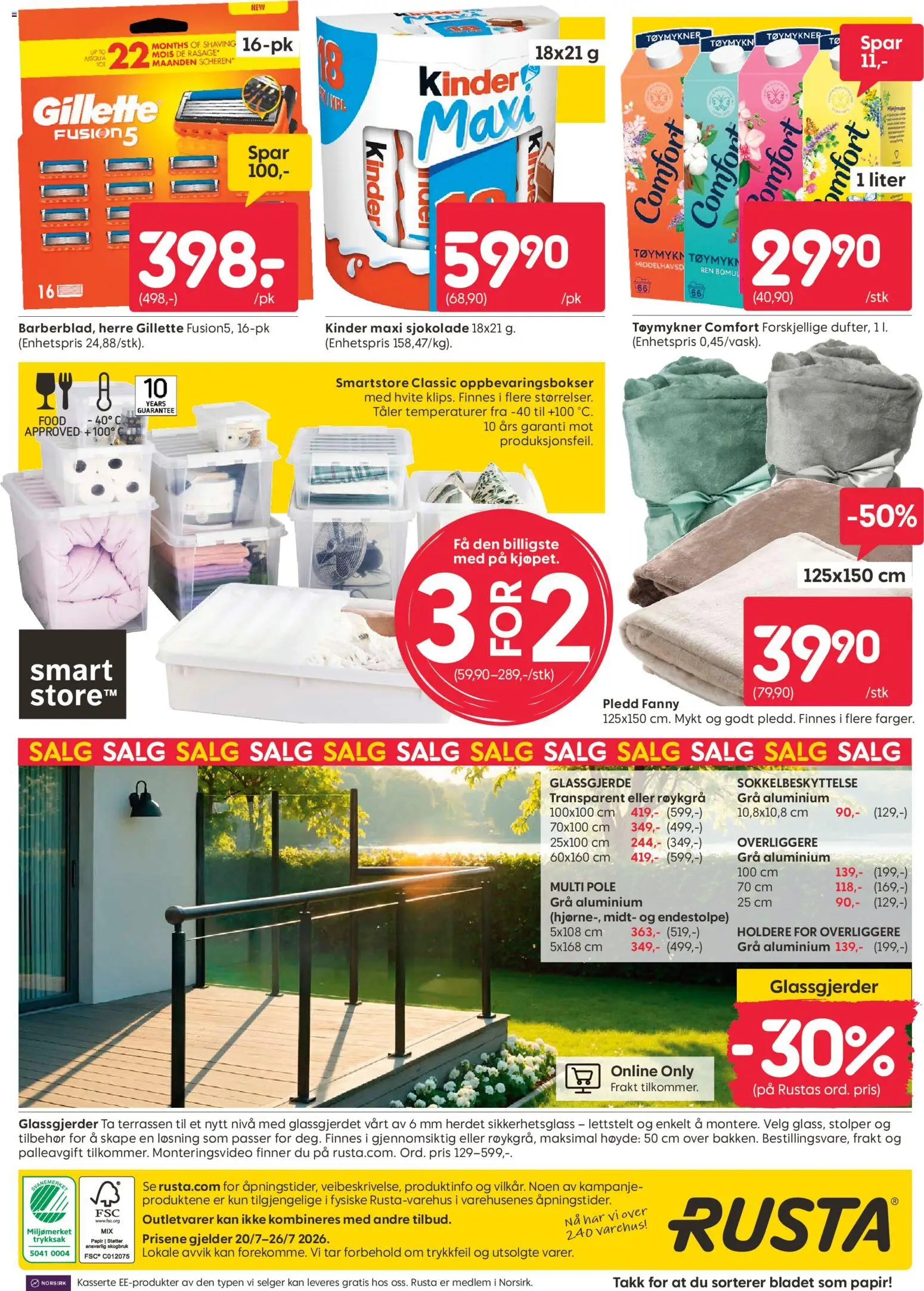 {H1} | Side: 16 | Produkter: Tøymykner, Sjokolade, Pledd, Glass