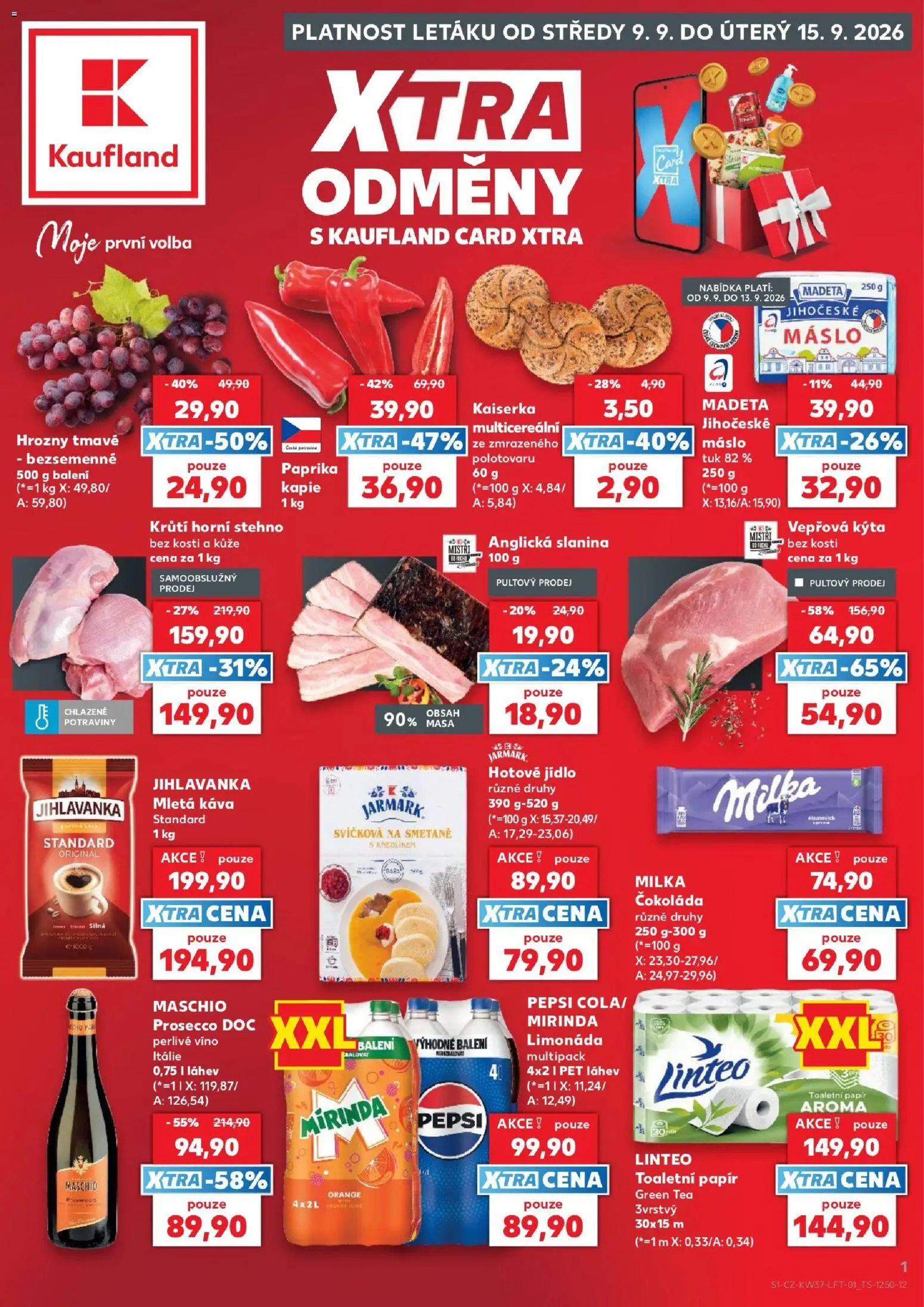 Kaufland leták - Kolín od 09.09.2026 | Strana: 1
