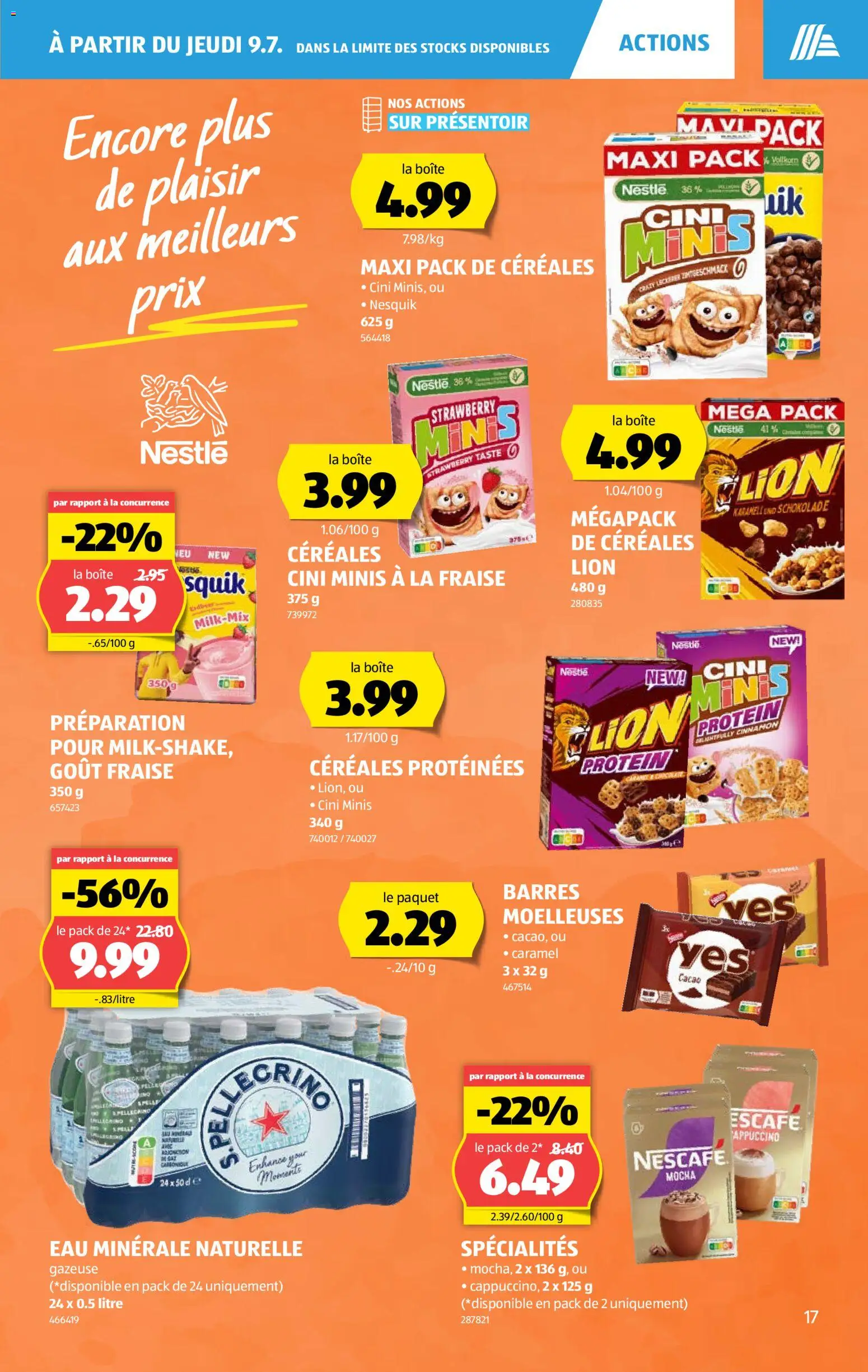 Aldi aktionen FR – gültig ab 09.07.2026 | Seite: 17 | Produkte: Schokolade