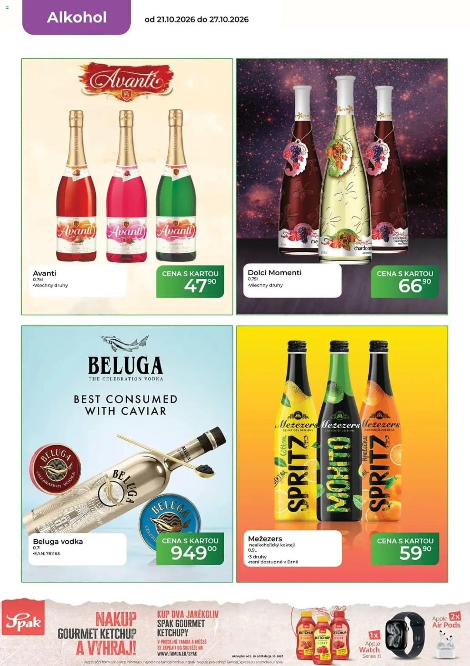 Tamda Foods leták od 21.10.2026 | Strana: 16 | Produkty: Gourmet, Apple, Citron, Beluga vodka