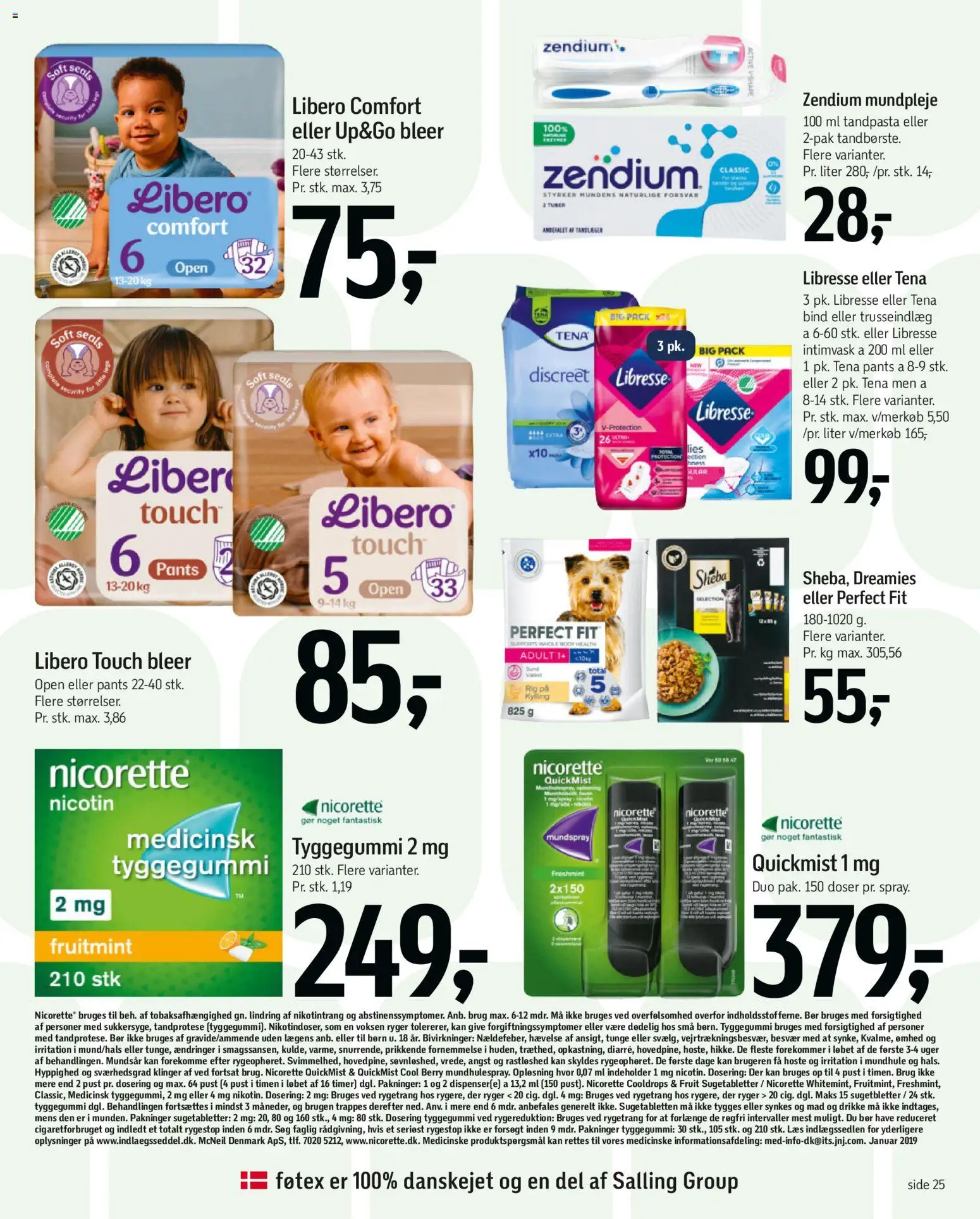 Føtex tilbudsavis – gyldig fra 14/08/2026 | Side: 39 | Produkter: Tandpasta, Tyggegummi, Søm