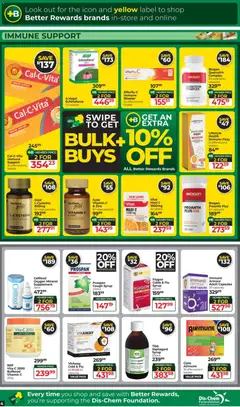 Dis-Chem specials catalogue – valid from 14.04.2026 | Page: 4 | Products: Cough syrup, Foundation, Syrup