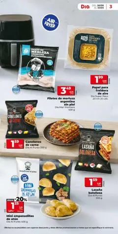 Vista previa Filetes de merluza argentina sin piel, Dia Mari Marinera 400 g válido desde el 26/08/2026 | Página: 3