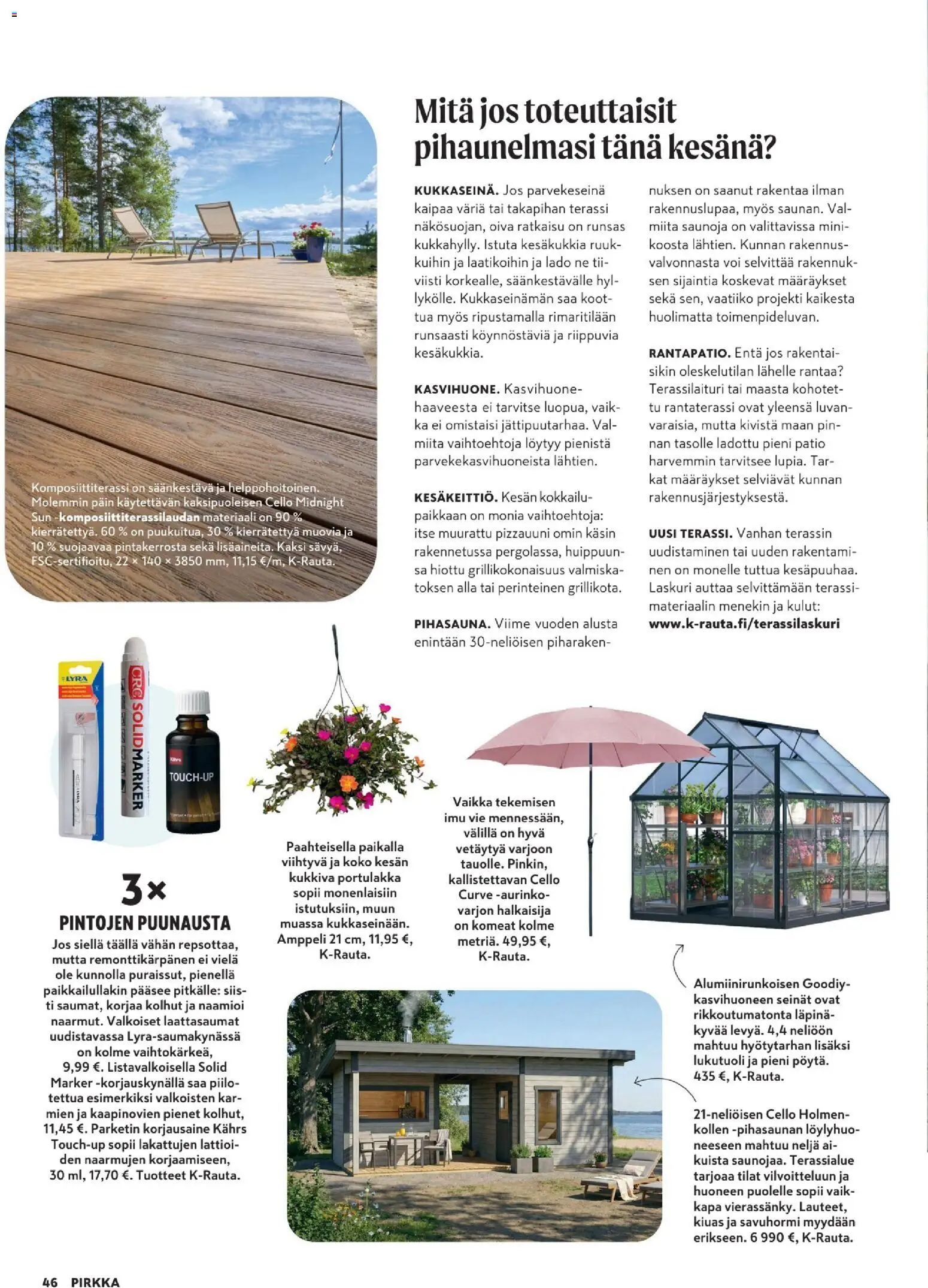 K-Market tarjoukset - Pirkka – voimassa 10.06.2026 alkaen | Sivu: 46 | Tuotteet: Kasvihuone, Voi