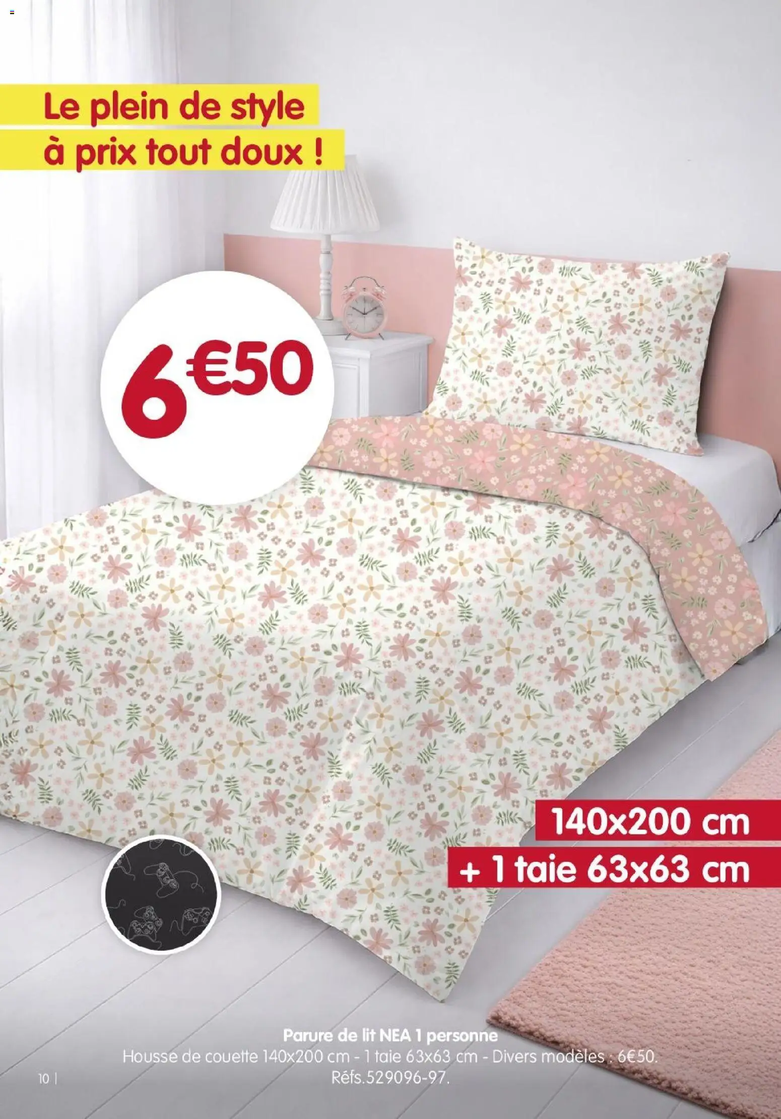 {H1} | Page: 10 | Produits: Parure de lit, Lit, Housse de couette, Couette