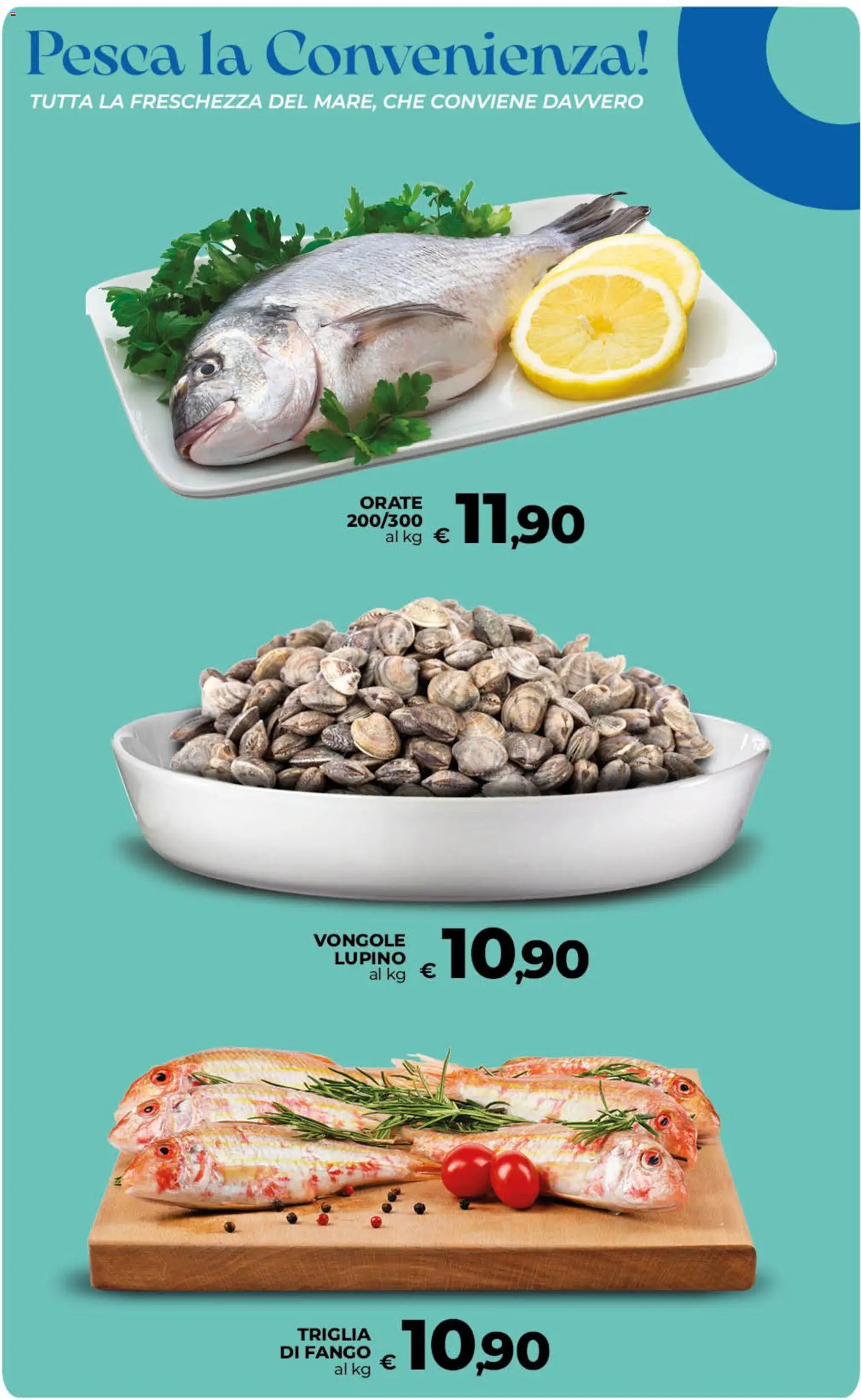 Volantino Ipercoop del 22/09/2026 | Pagina: 23 | Prodotti: Vongole, Pesca
