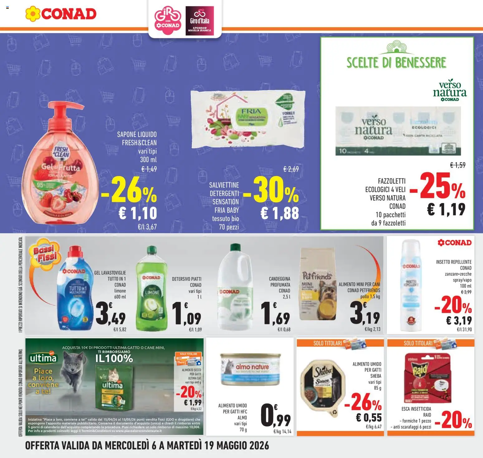 Volantino Conad del 06.05.2026 | Pagina: 38 | Prodotti: Sapone, Pollo, Tè, Limone