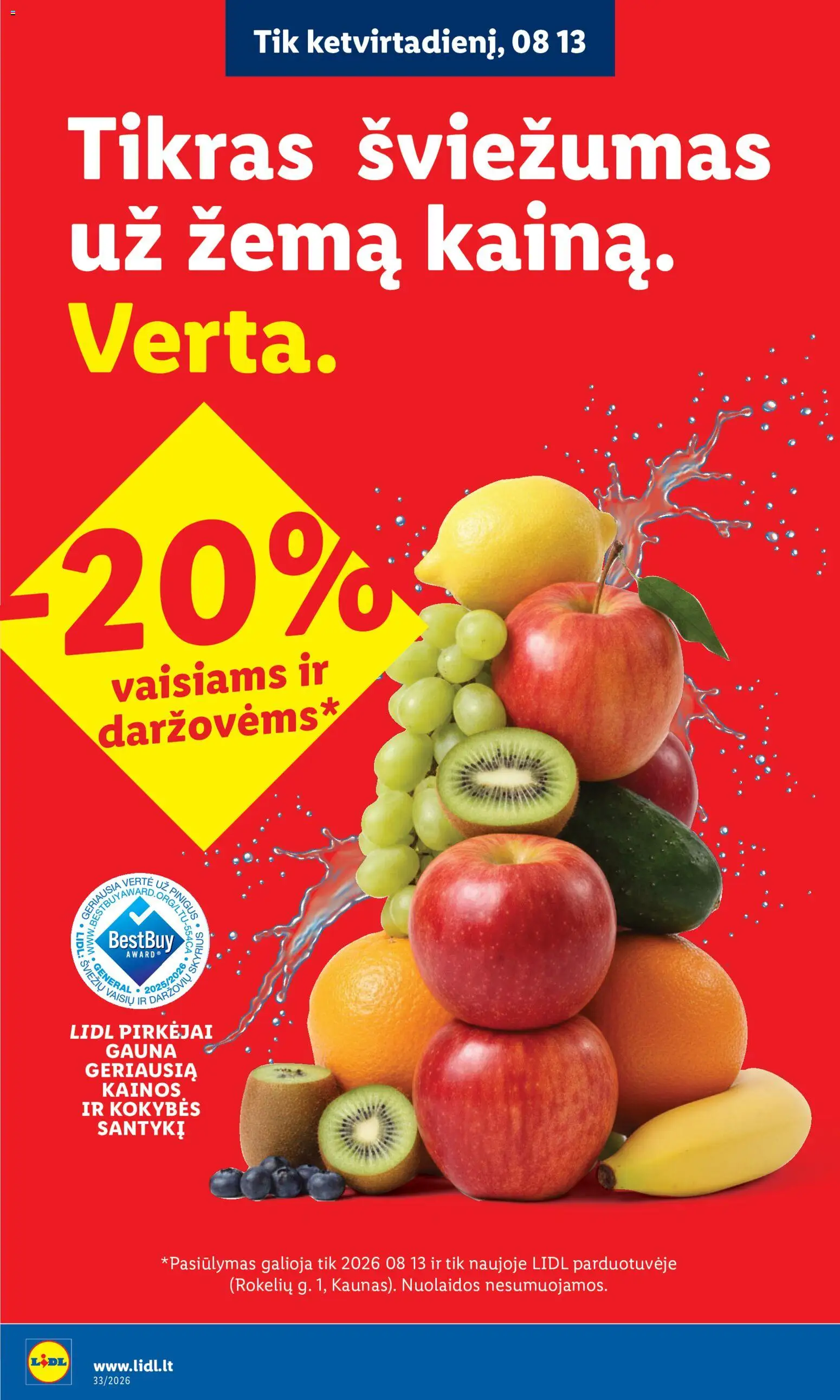 LIDL akcijos nuo 2026.08.10 | Puslapis: 2