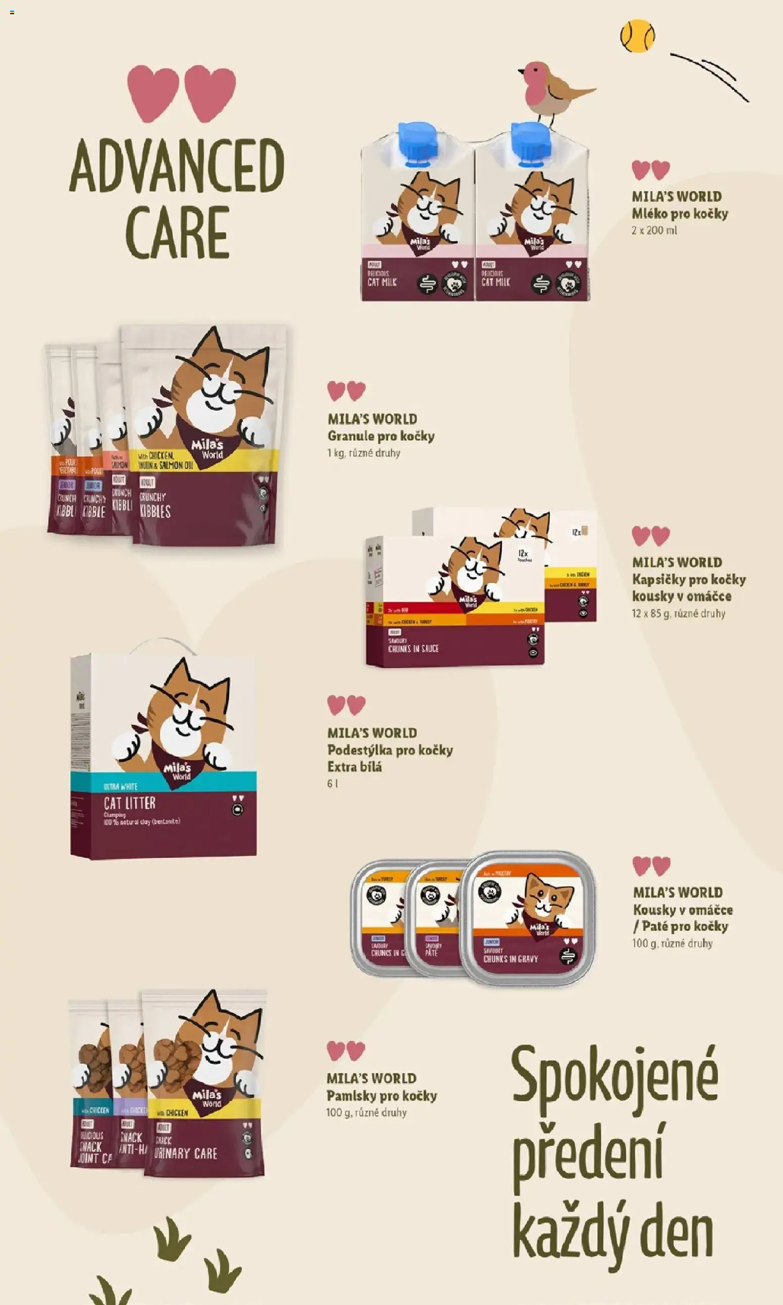 Lidl leták od 19.10.2026 - Nový akční leták | Strana: 10 | Produkty: Mléko, Granule, Granule pro kočky, Kapsičky