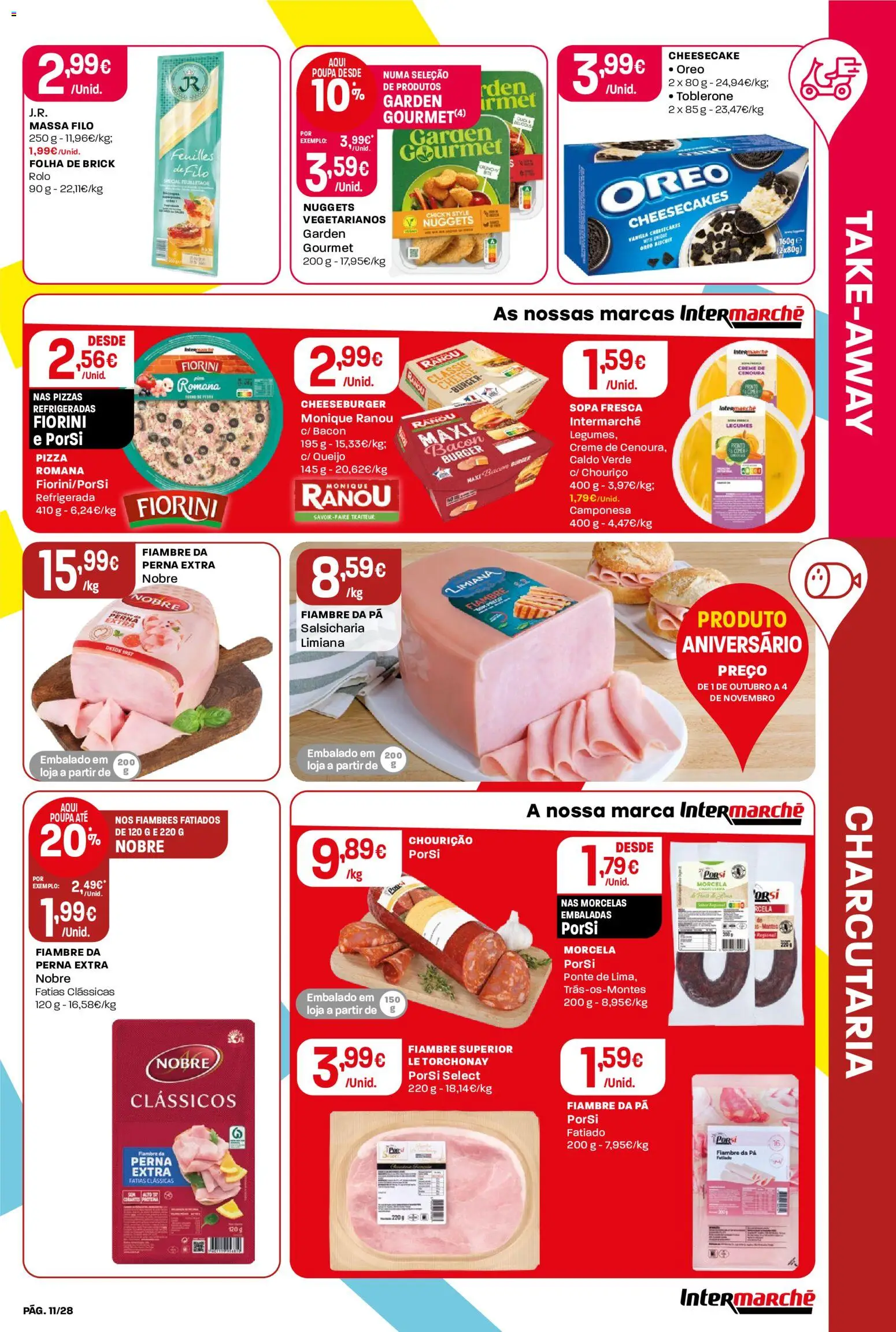 Intermarché folheto Contact │ válido de 22/10/2026 | Página: 11 | Produtos: Caldo, Oreo, Queijo, Massa