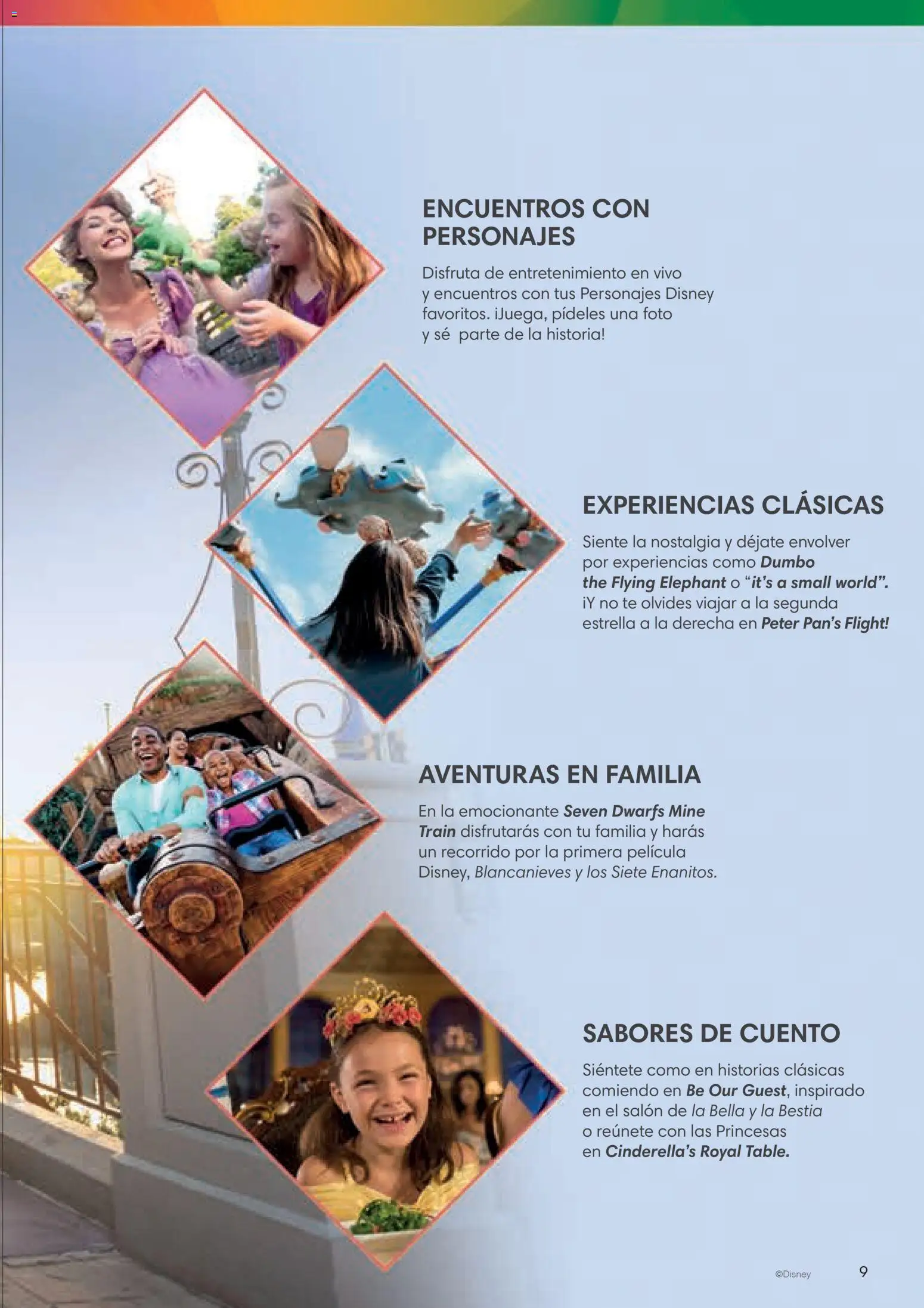 Viajes El Corte Inglés Folleto Walt Disney World │ válido desde el 03/12/2025 | Página: 9 | Productos: Salón, Té
