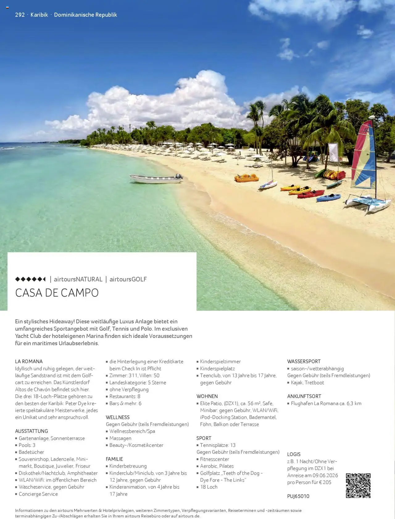 TUI airtours Katalog  Erstklassige Fernreisen 2025/26 – gültig ab 01.11.2025 | Seite: 292