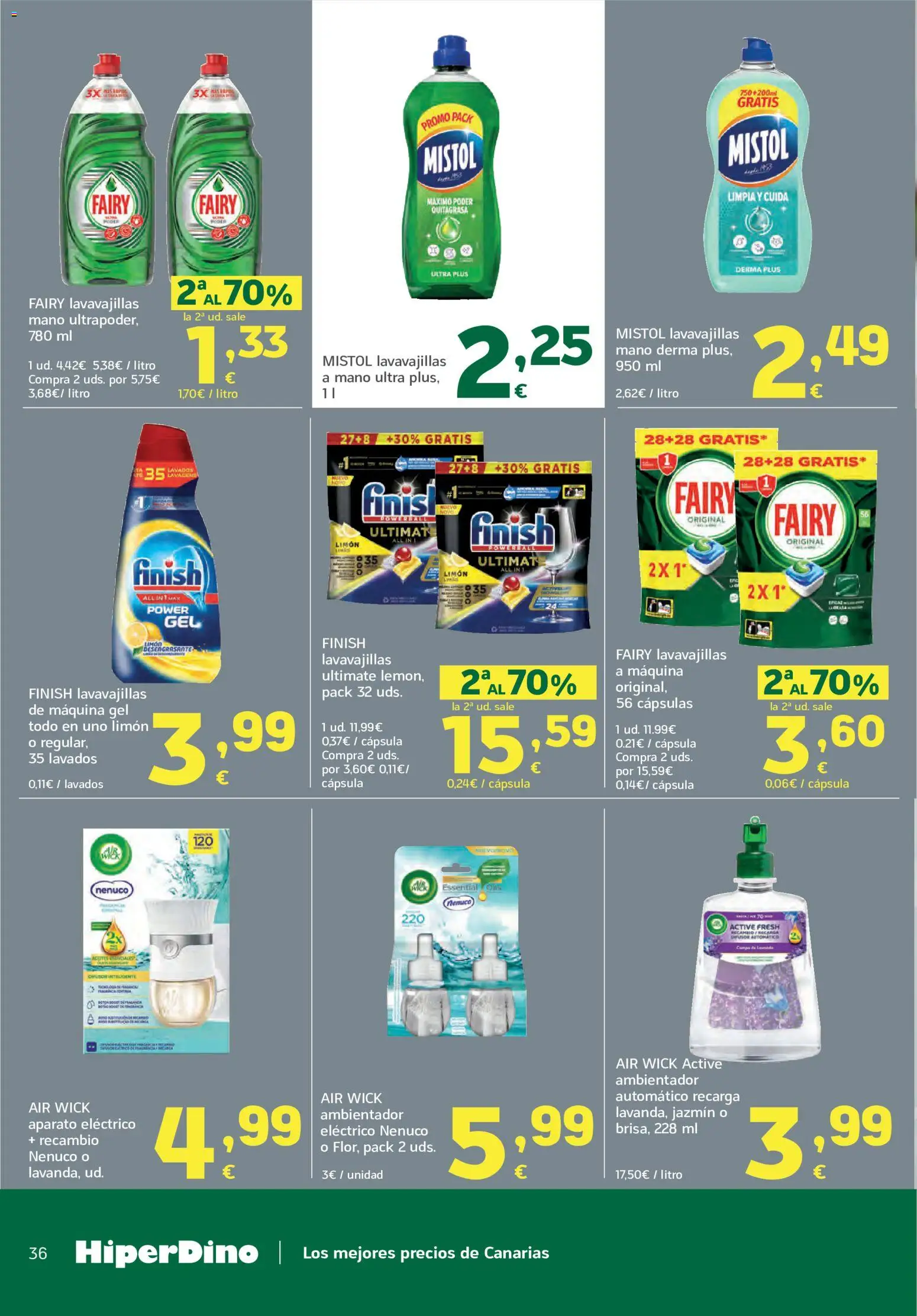HiperDino folleto │ válido desde el 25/08/2026 | Página: 36 | Productos: Cápsulas, Limón, Lavavajillas, Ambientador