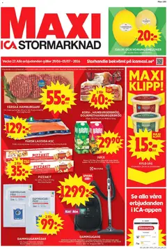 ICA Maxi erbjudanden - Förhandsvisning av reklamblad från butik ICA Maxi aktuell från 29/06/2026