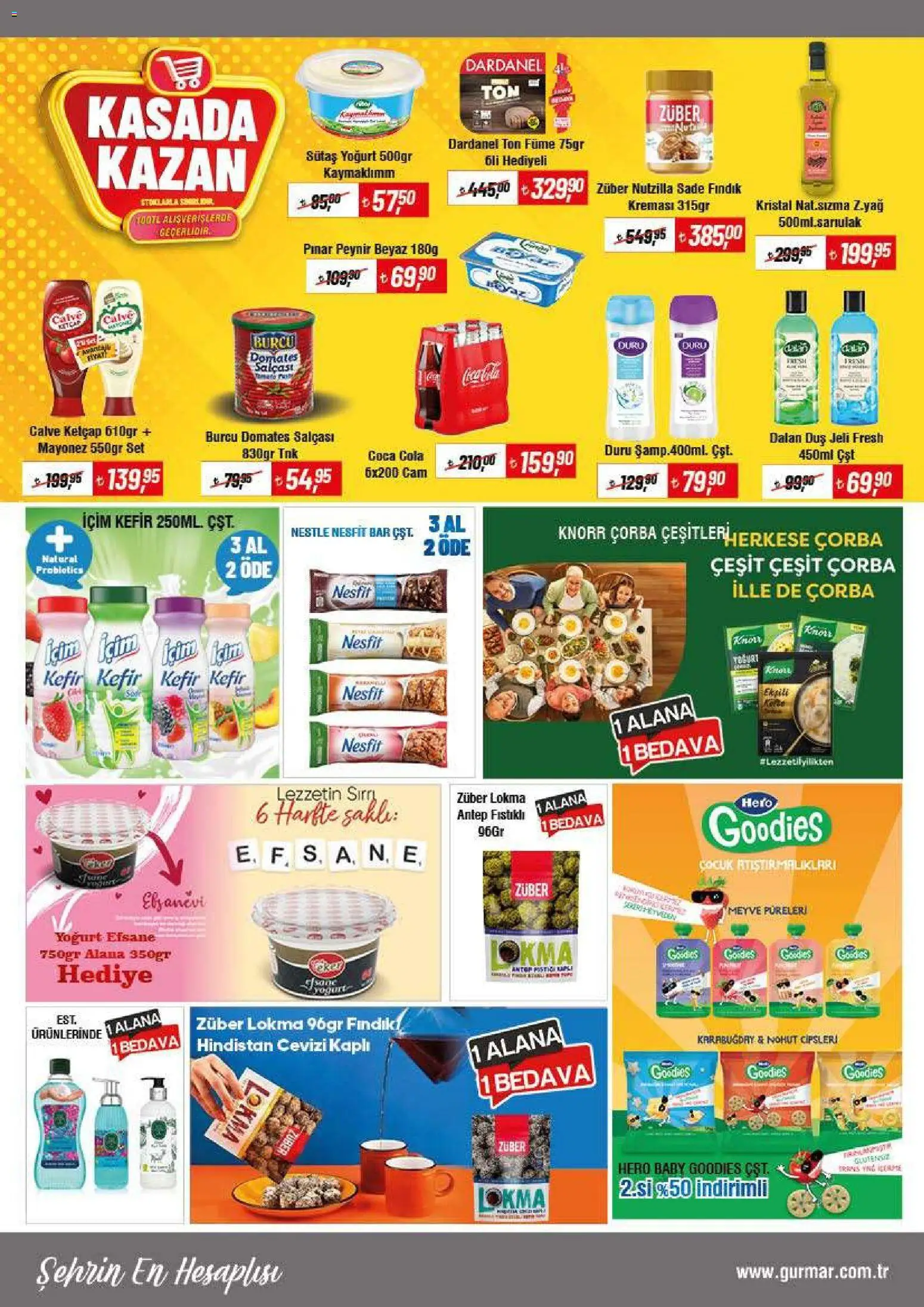 Gürmar Katalog - 01 Temmuz 2026 tarihinden itibaren geçerlidir | Sayfa: 2 | Ürünler: Duş, Domates, Ketçap, Mayonez