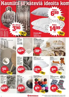 Kärkkäinen-mainoslehti voimassa 05/08/2026 alkaen | Sivu: 16 | Tuotteet: Matot, Tyyny, Matto, Peitto