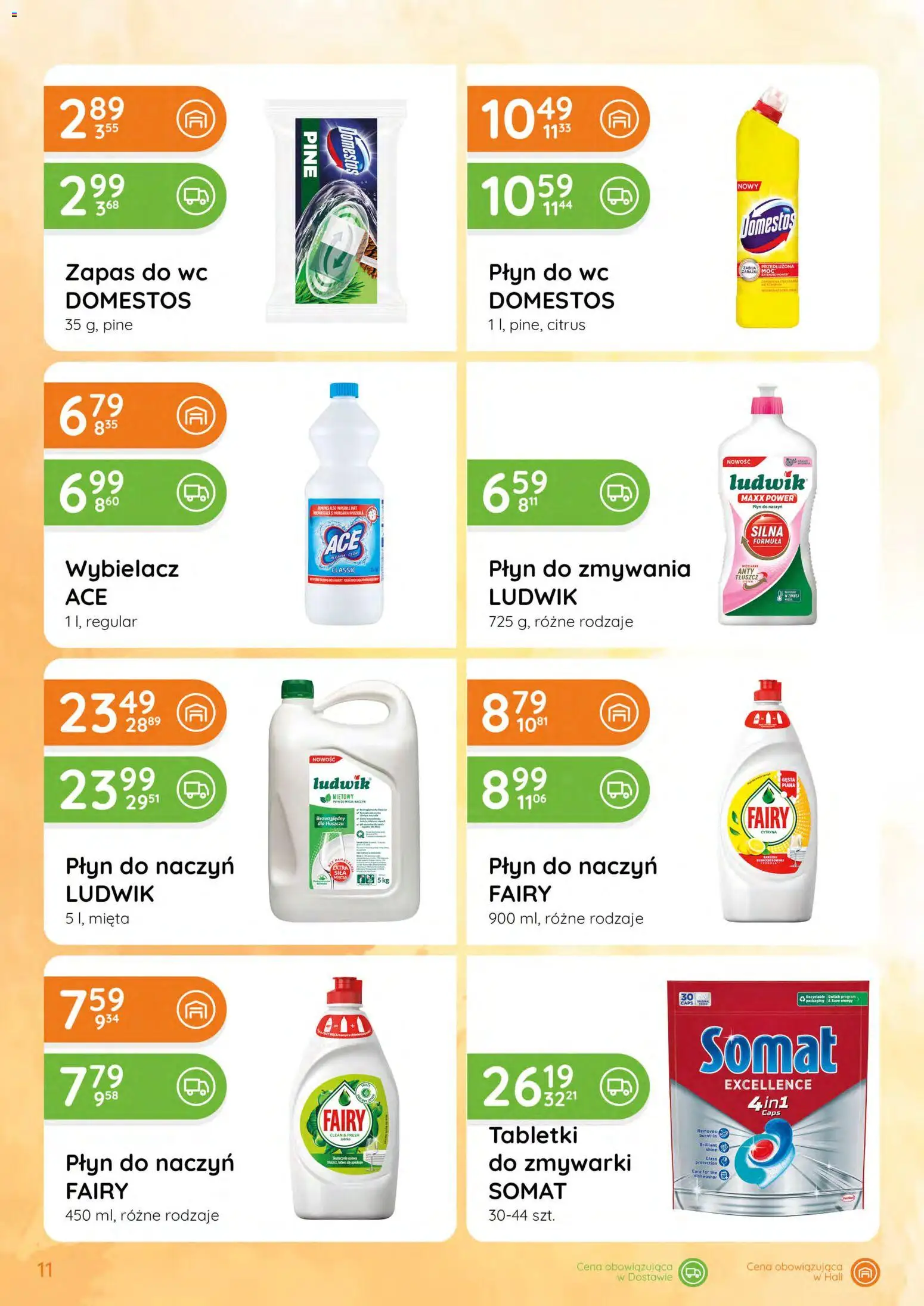 Eurocash gazetka - Katalog Chemiczny od 07.05.2026 | Strona: 11 | Produkty: Cytryna, Mięta, Domestos, Jabłka
