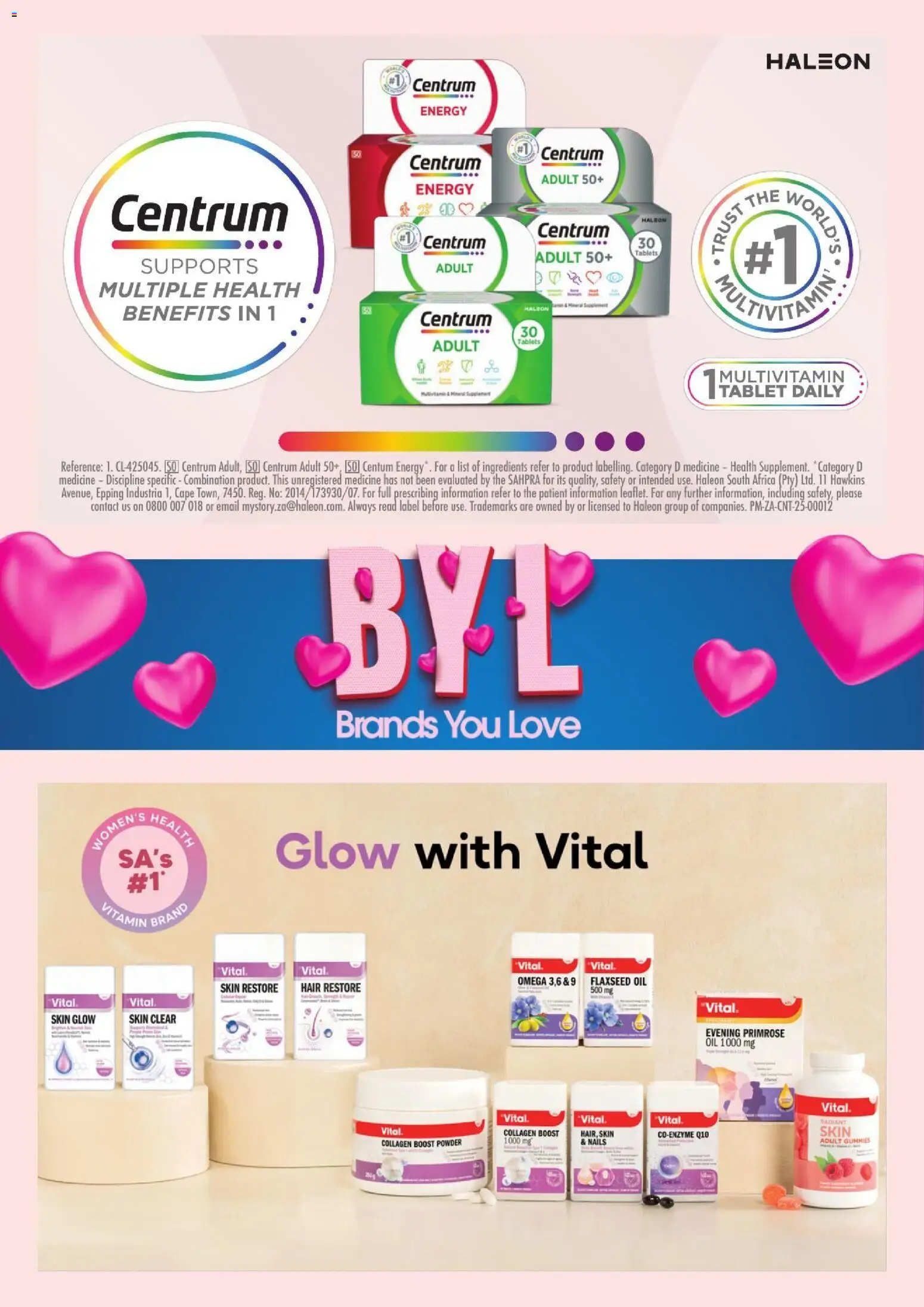 New Clicks catalogue – valid from 01/08/2026 | Page: 117 | Products: Tablet, Oil, Powder