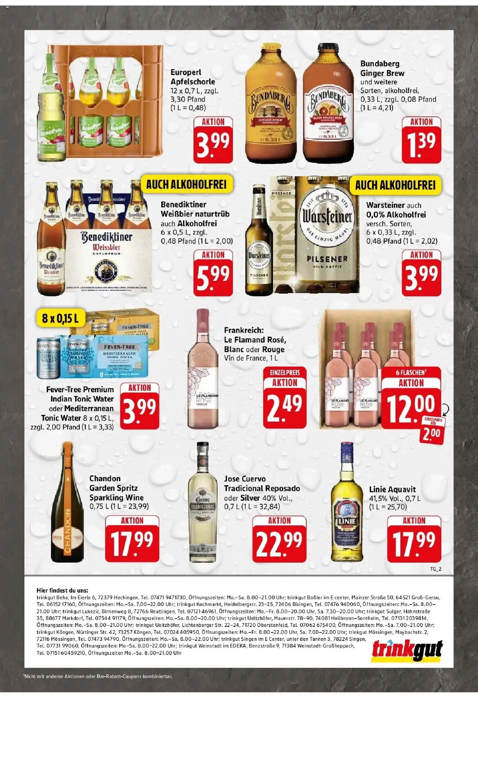 E center Prospekt Mössingen (ab 05.10.2026) zum Blättern | Seite: 59 | Produkte: Weißbier, Warsteiner, Hose, Uhr