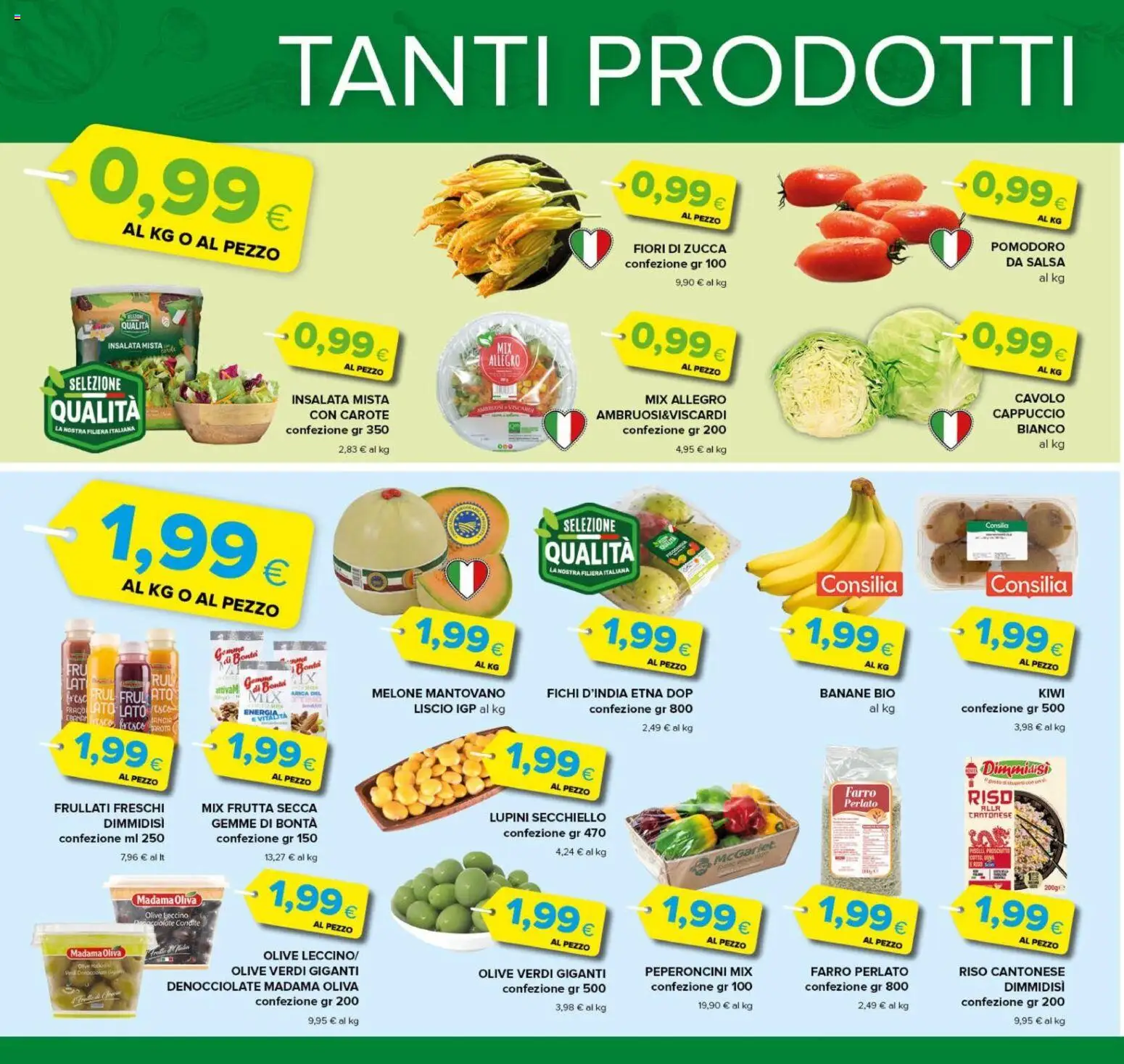Volantino Oasi del 09/08/2026 | Pagina: 10 | Prodotti: Carote, Zucca, Melone, Fiori