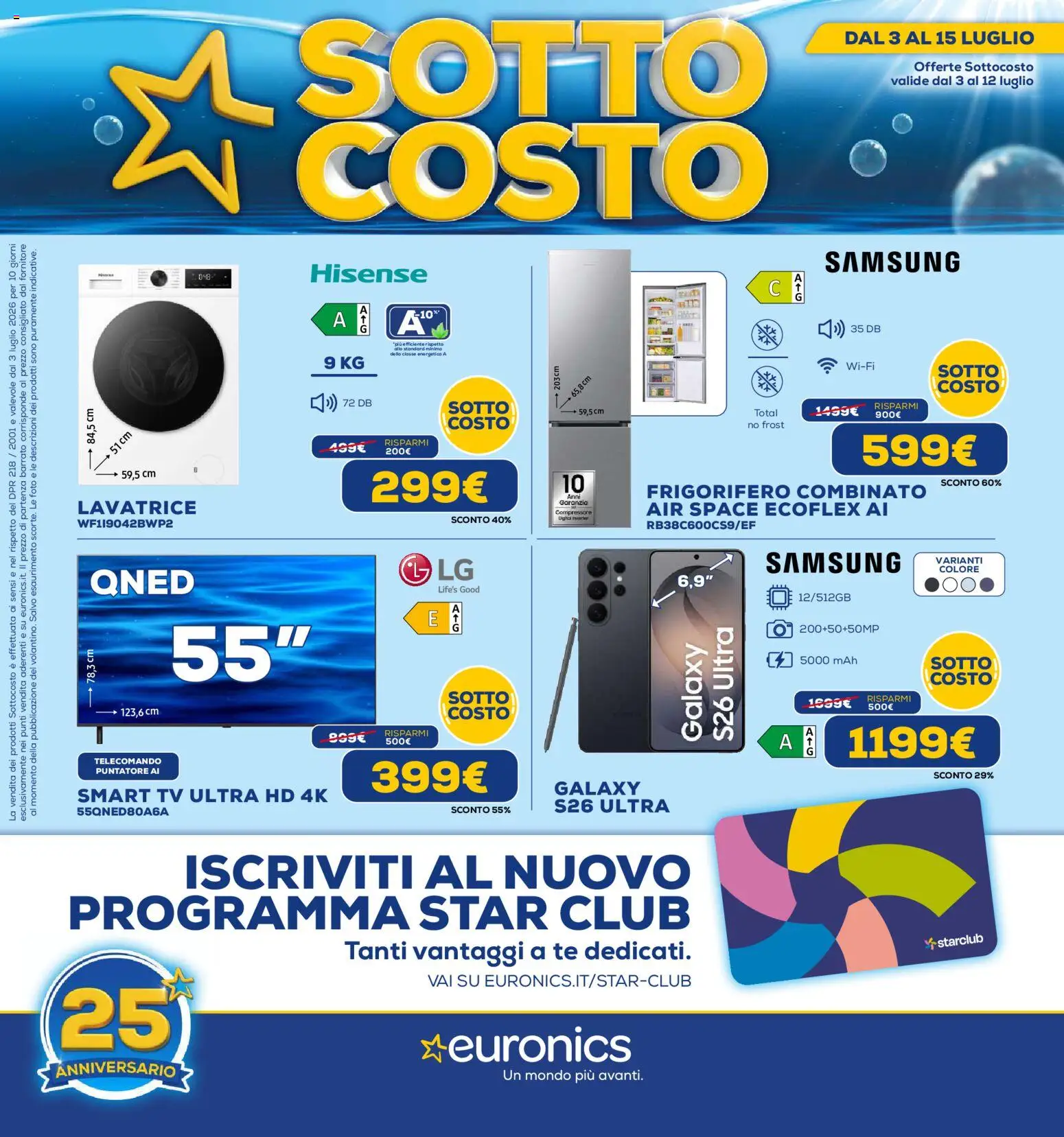 Volantino Euronics del 03/07/2026 | Pagina: 1