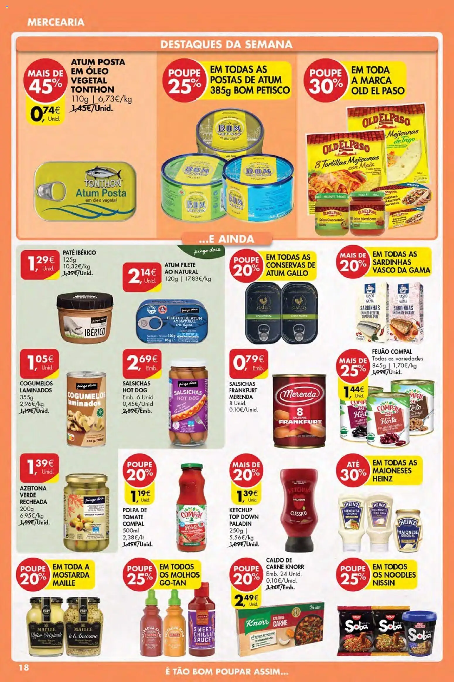 Pingo Doce Poupe Esta Semana Açores │ válido de 30.04.2026 | Página: 18 | Produtos: Top, Sardinhas, Óleo, Ketchup