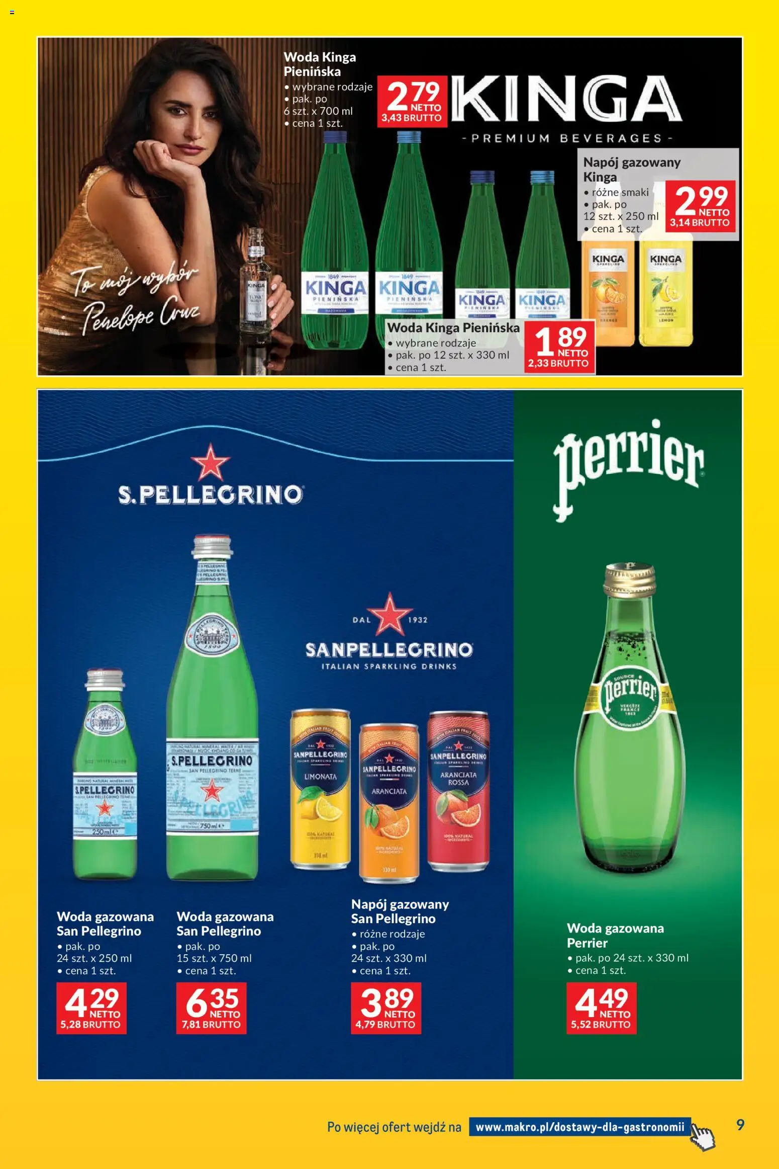 Makro gazetka - Dostawy dla gastronomii od 01.09.2026 | Strona: 9 | Produkty: Woda