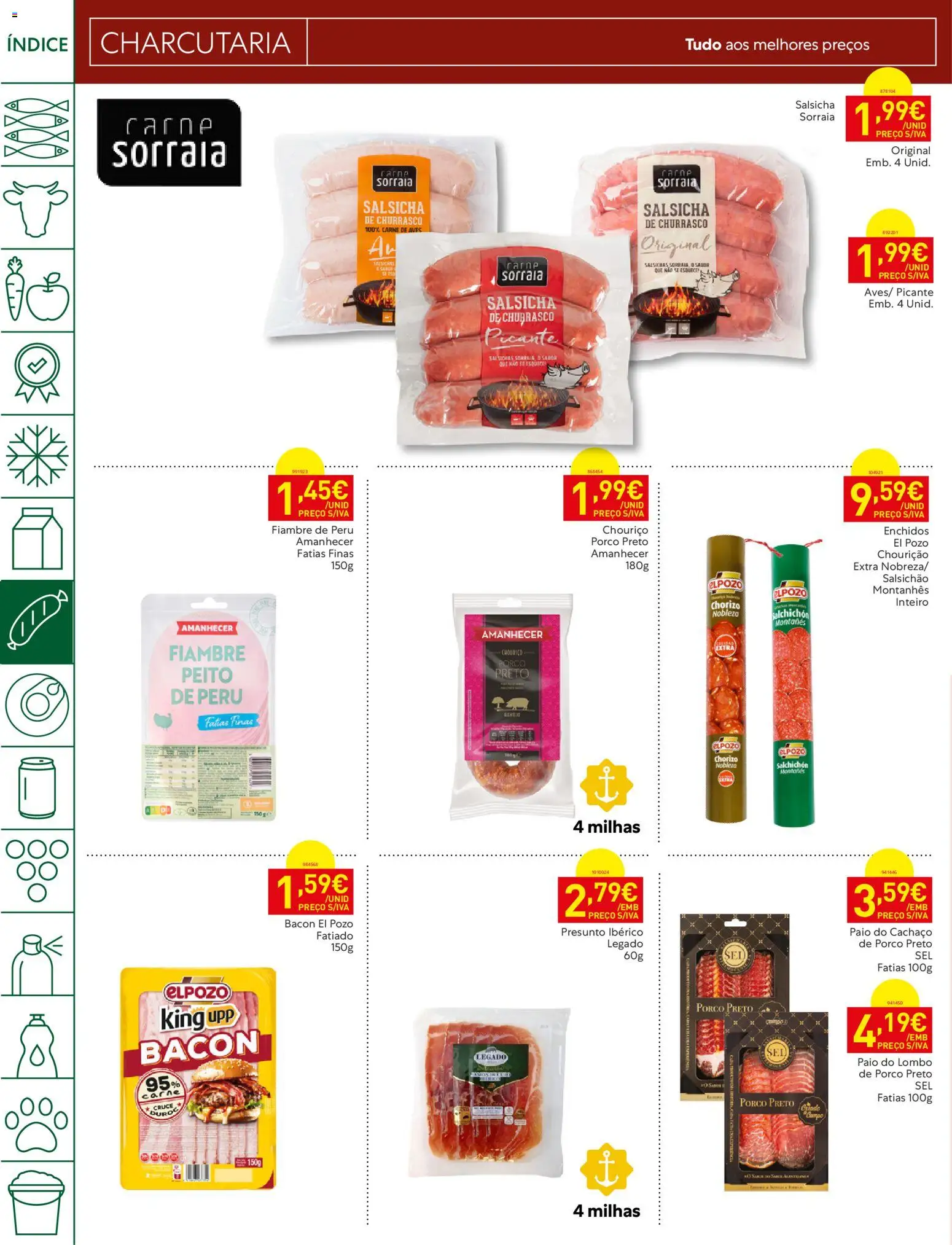 Recheio folheto Madeira │ válido de 22/09/2026 | Página: 12 | Produtos: Fiambre, Peru, Lombo, Presunto