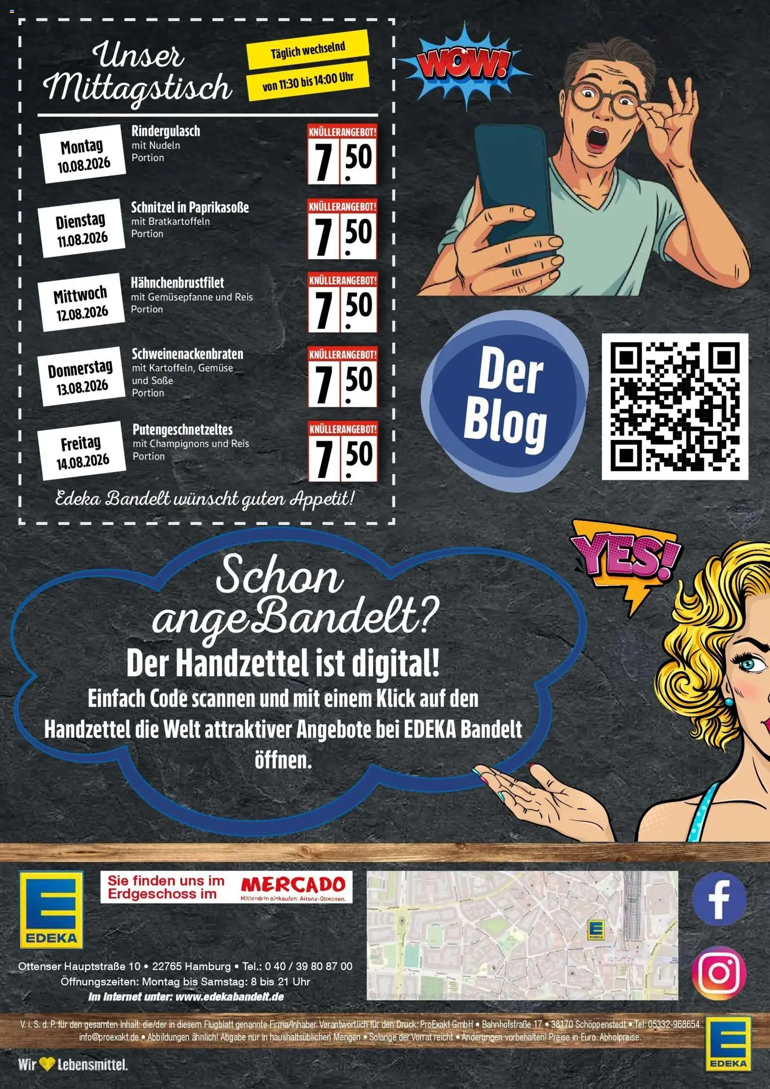 Edeka Prospekt Hamburg (ab 10.08.2026) » Angebote Online | Seite: 8 | Produkte: Rindergulasch, Champignons, Reis, Nudeln