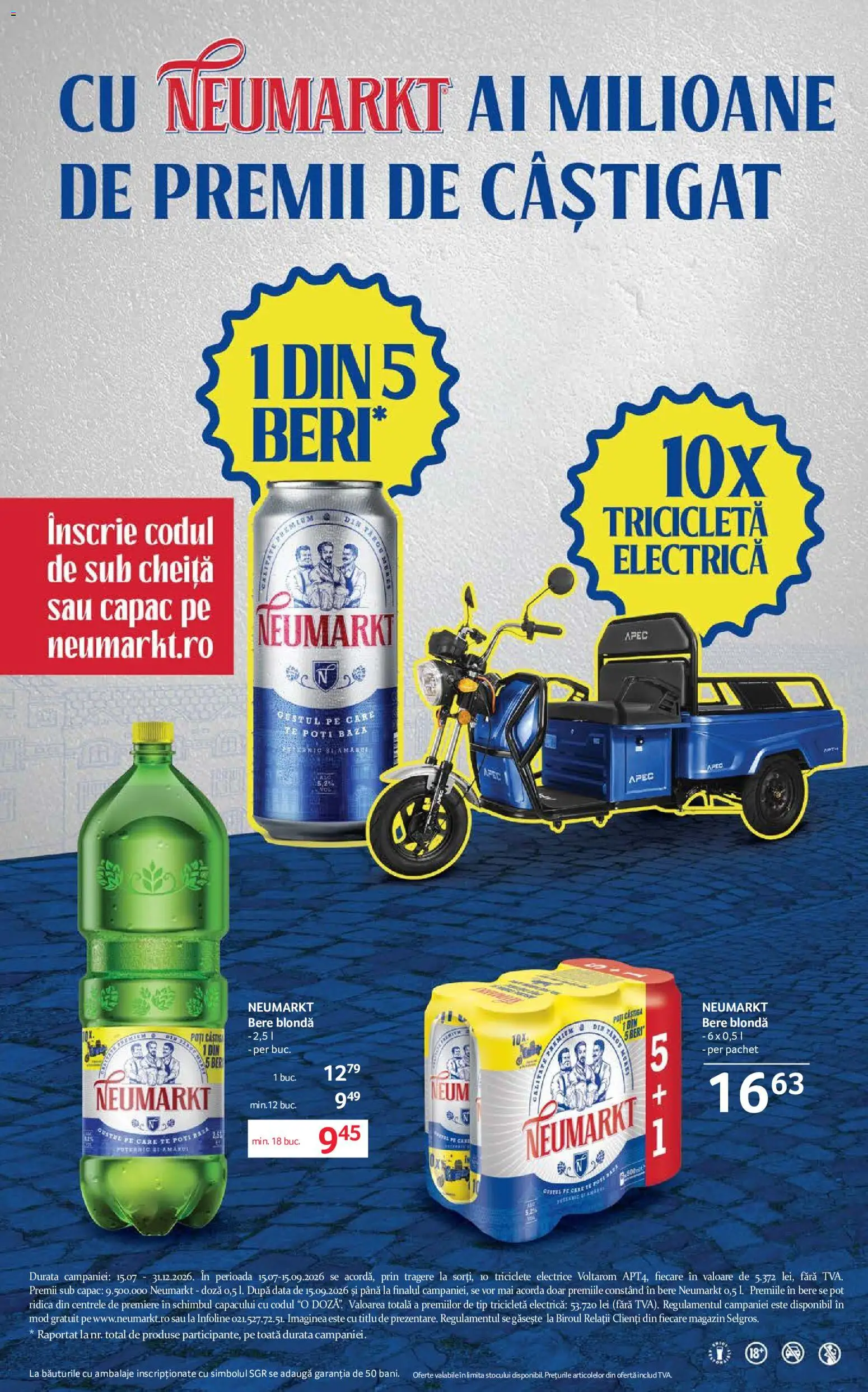 Noul catalog Selgros – valabil de la 07.08.2026 | Pagină: 23 | Produse: Bere
