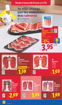 Vista previa REALVALLE Longaniza de pavo, Longaniza de pavo en lonchas 2 x 62,5 g válido desde el 28/09/2026 | Página: 12
