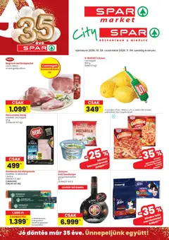 Spar Market akciós újság - amely érvényes a következő dátumtól: 2026.10.29.