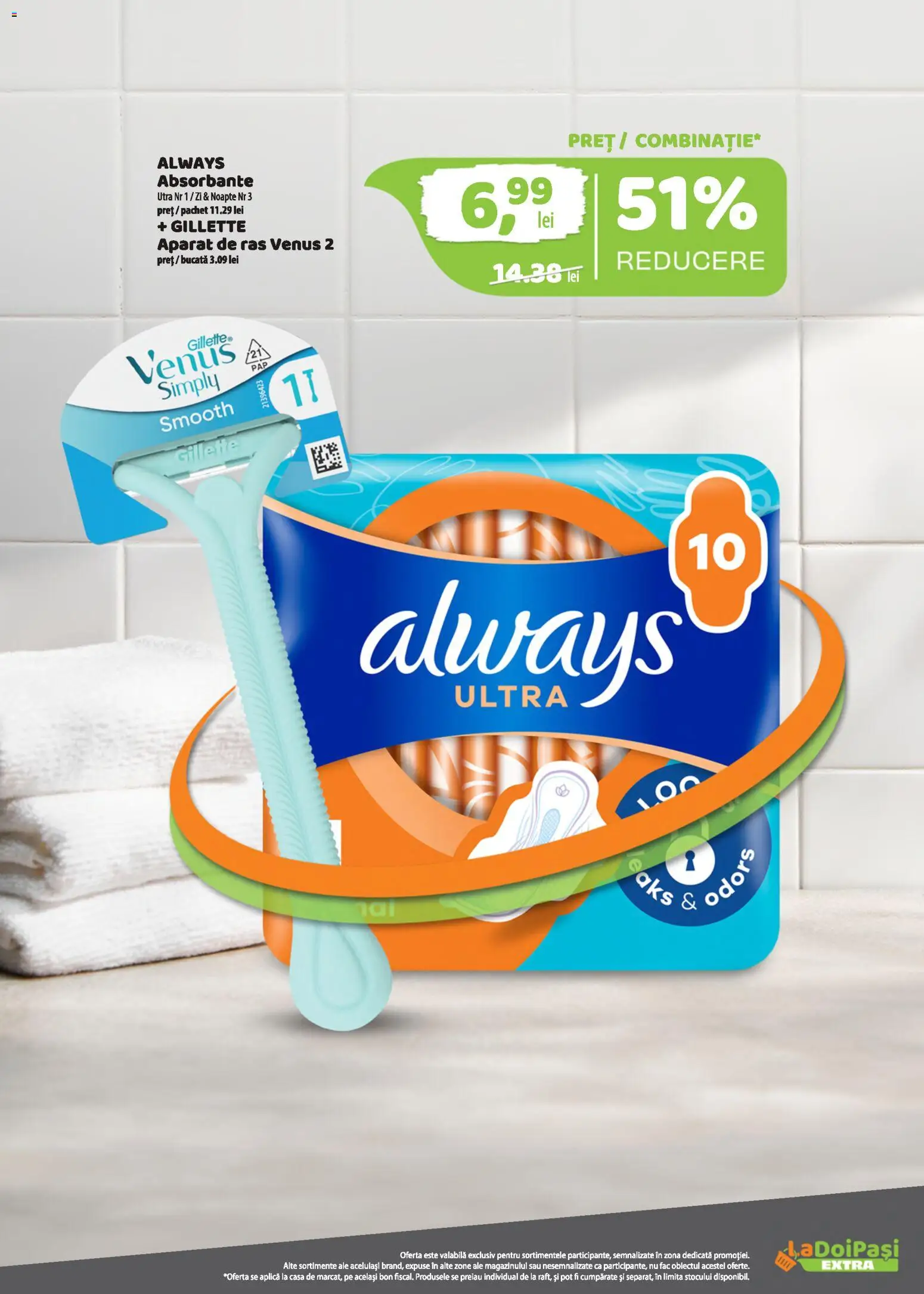 Noul catalog LaDoiPași – valabil de la 01.11.2026 | Pagină: 18 | Produse: Aplică, Aparat De Ras, Aparat, Absorbante