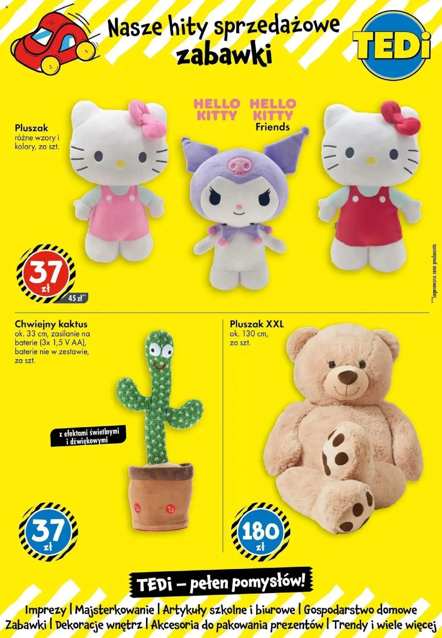 TEDi gazetka - Cieszyn od (11.09.2026 - 18.09.2026) | Strona: 4 | Produkty: Zabawki, Baterie, Dekoracje, Artykuły szkolne